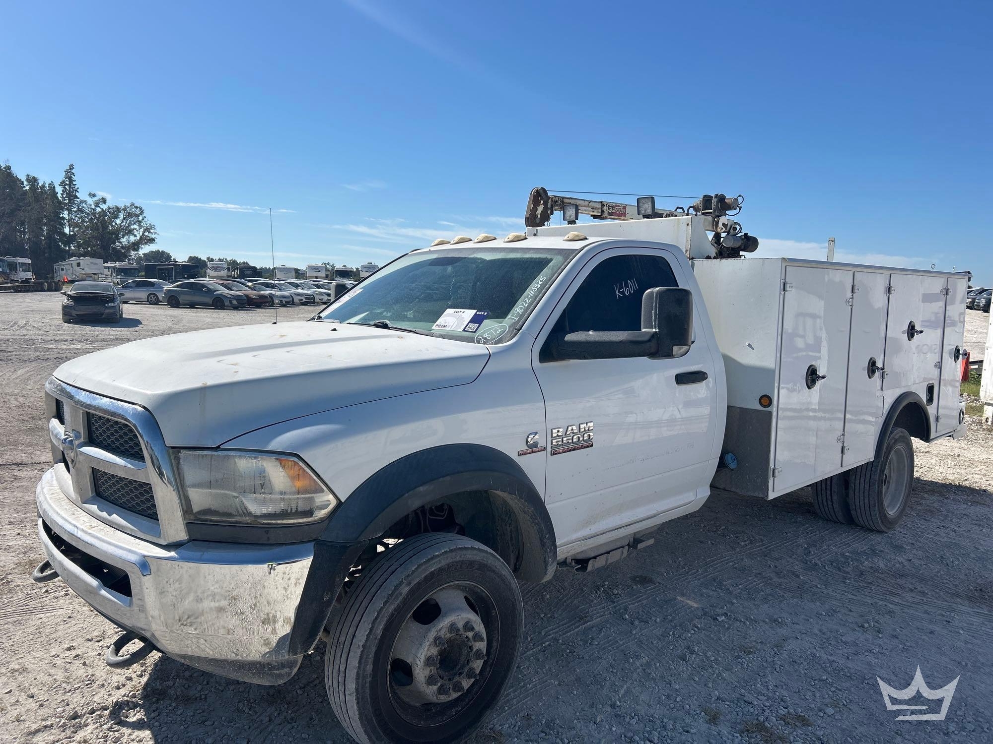 2015 Ram 5500 IMT 3203i 4,000lb 2 Ton Crane Service Truck (A55852)