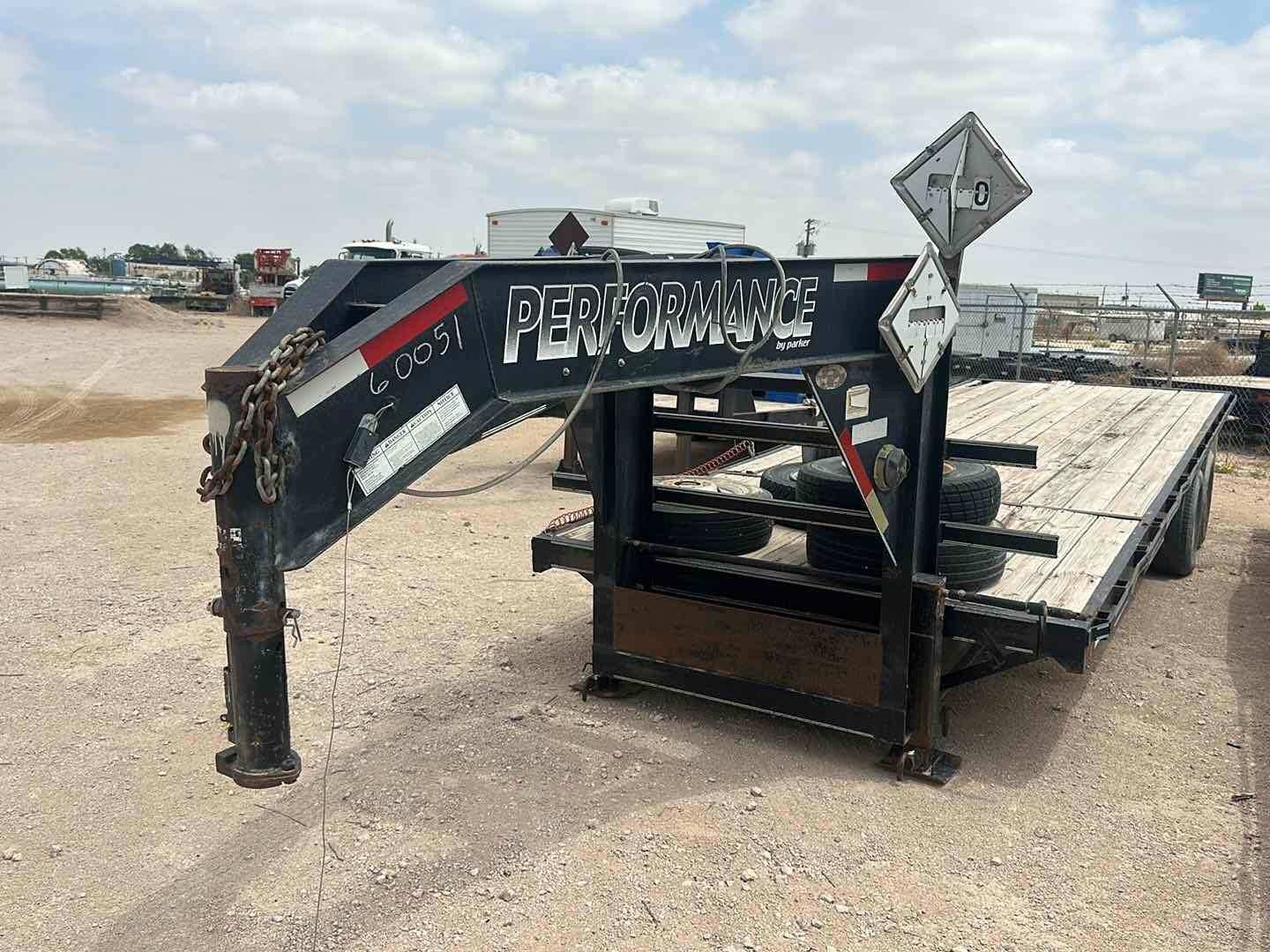 2009 PARKER 25 T/A GOOSENECK TRAILER (A52472)