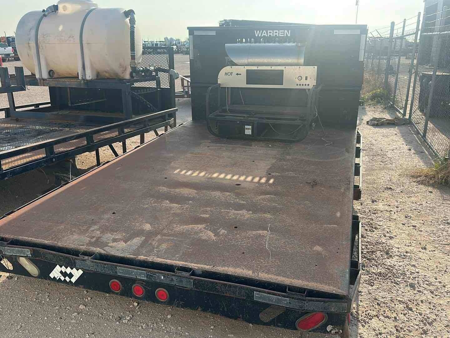 12 FLATBED W/ PRESSURE WASHER FRAME (A50854)