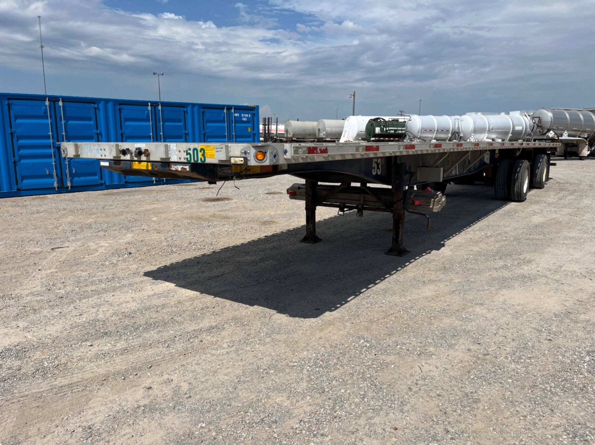 2010 UTILITY TRAILER MFG. CO. 53 FOOT FLATBED (A53843)