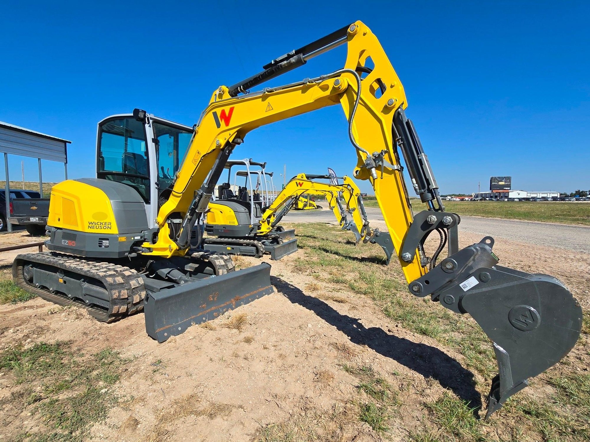 2025 Wacker Neuson EZ50 Zero Tail Excavator Extremely Low Hours (A55315)