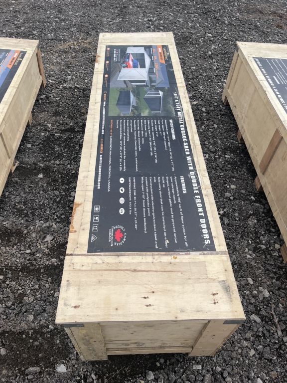 New 11'x19' Metal Garage Shed (A62679)