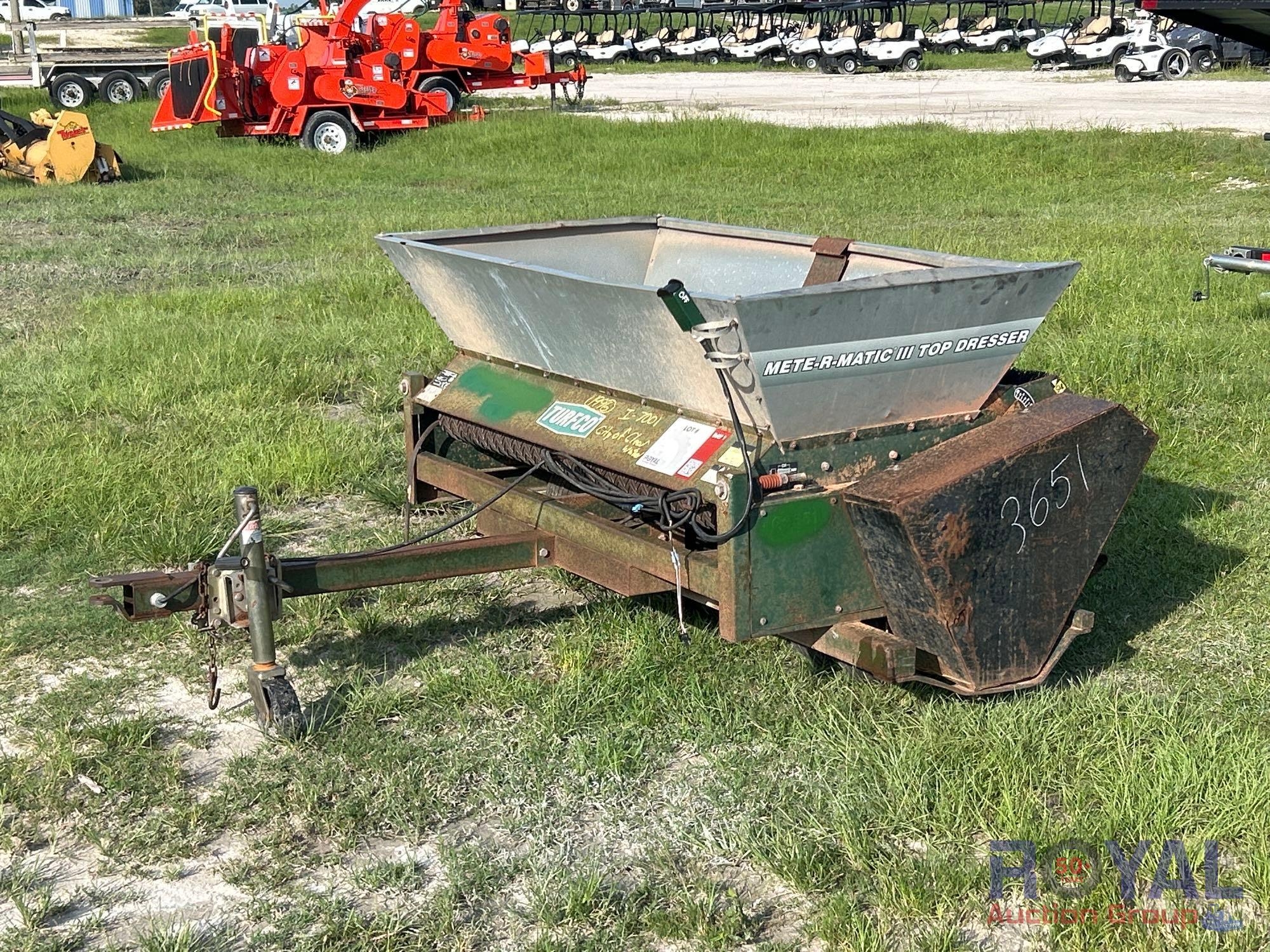 Turfco Mete-R-Matic III Pull-Behind Top Dresser (A51691)
