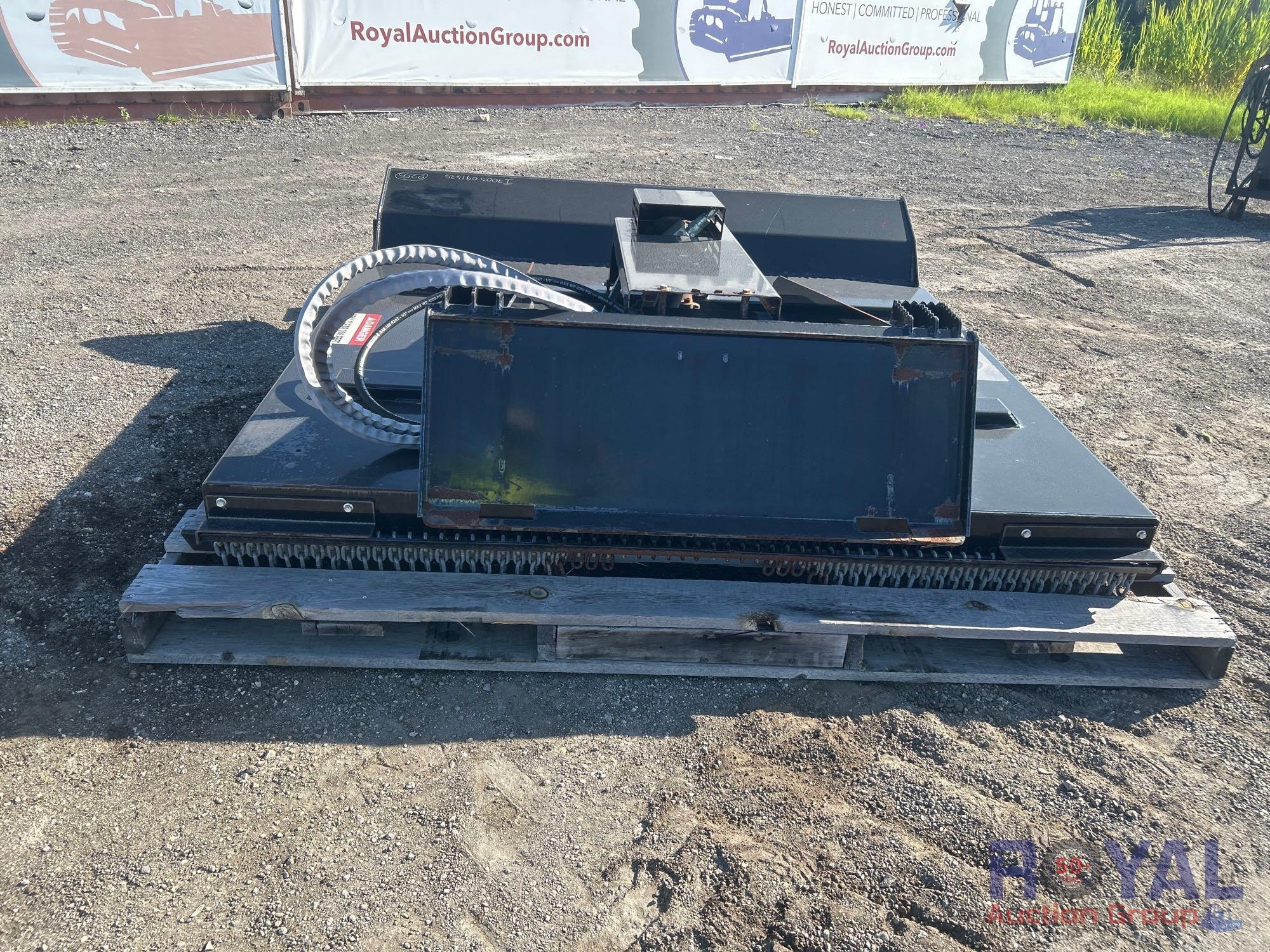 BrushFox XHD-78HF 78in Rotary Brush Cutter Skid Steer Attachment (A55787)