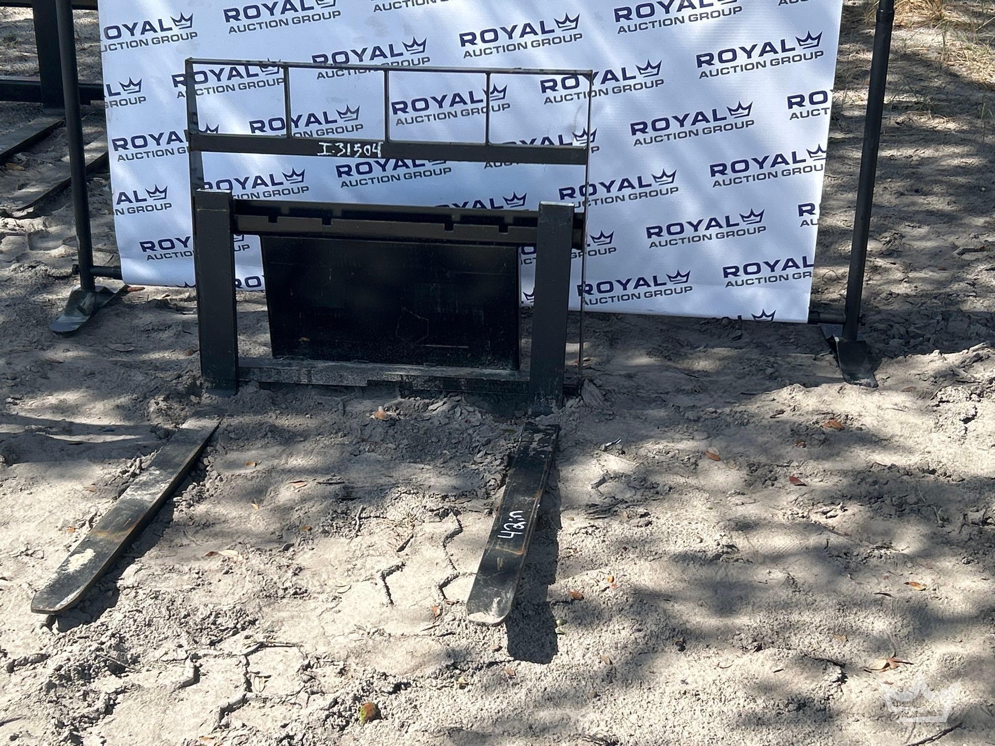 2025 Kivel 42in Forks and Frame Mini Skid Steer Attachment (A59228)