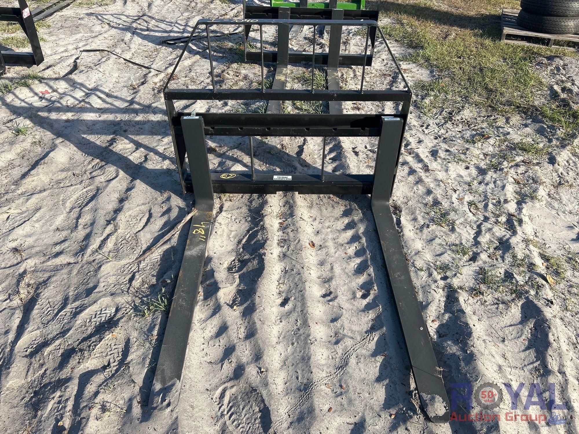 2025 Kivel 48in Forks and Frame Skid Steer Attachment (A51691)