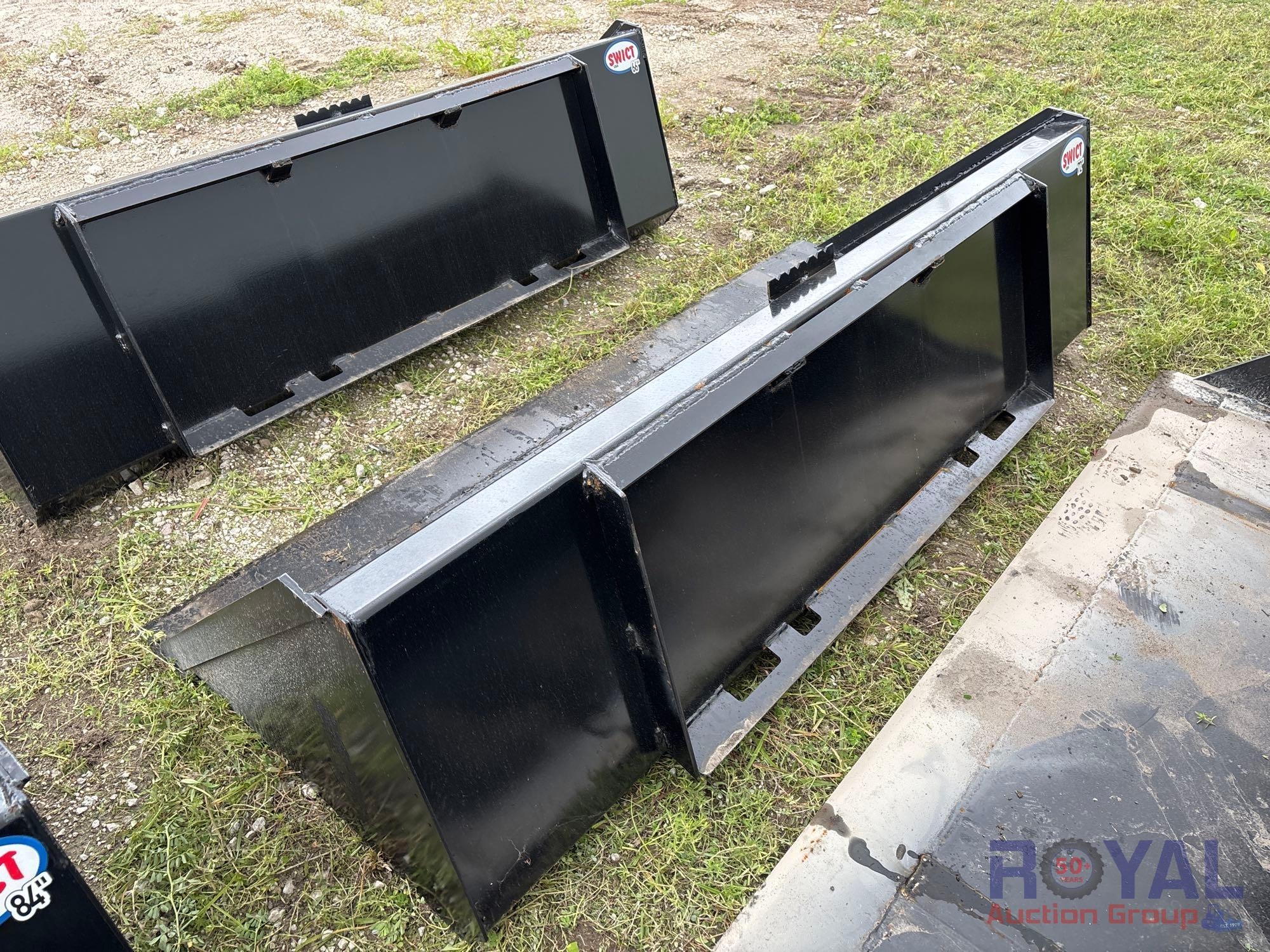 2025 Swict 72in Bucket Skid Steer Attachment (A55787)