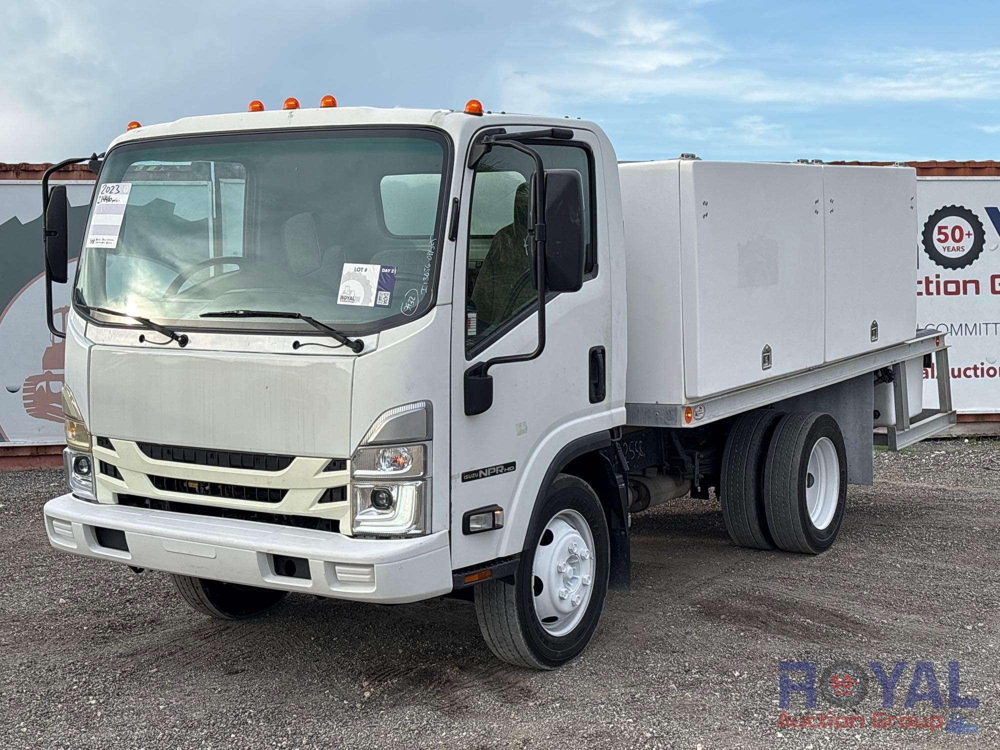 2023 Isuzu NPR-HD Landscaping Sprayer Truck (A50323)