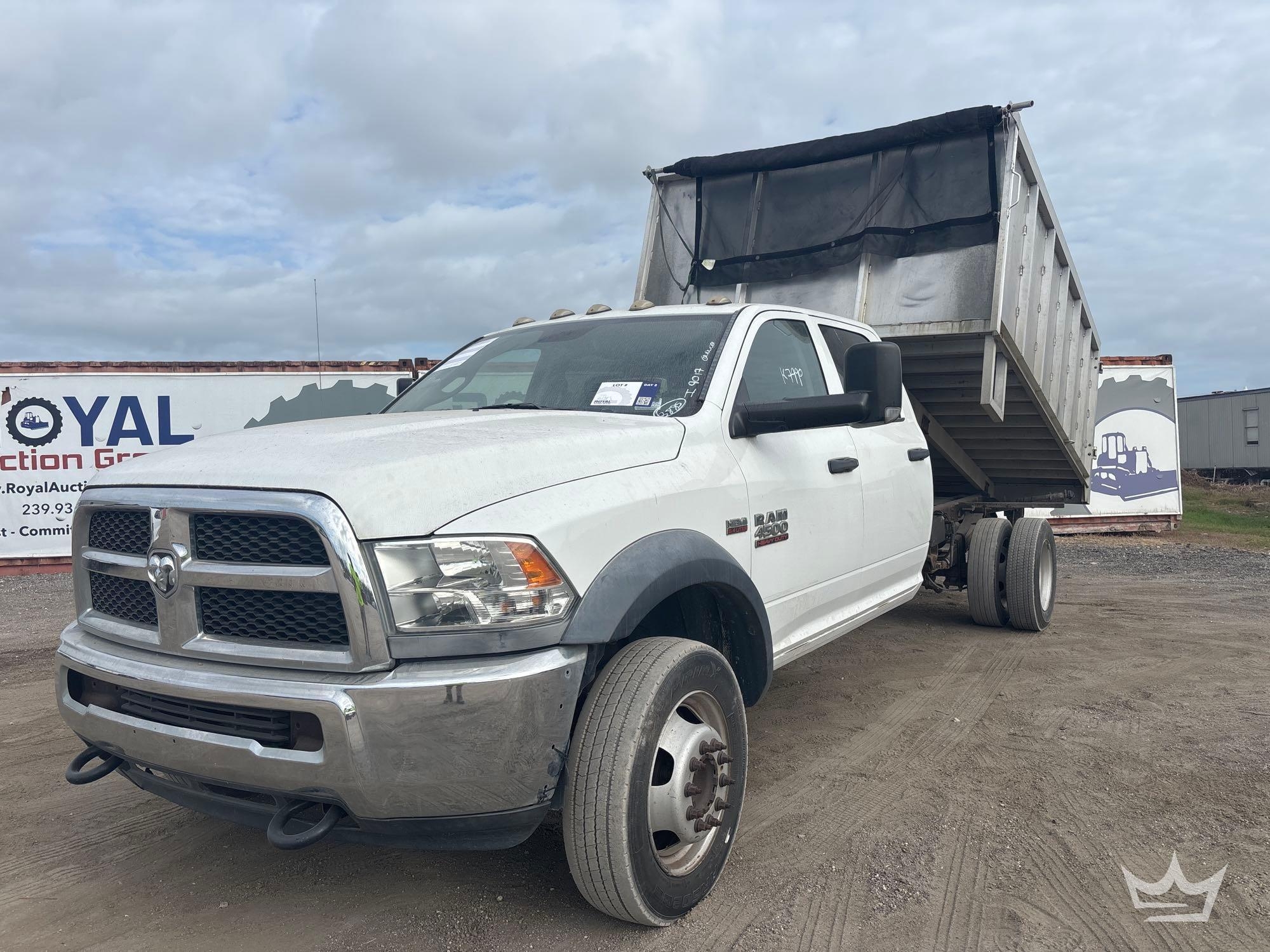 2016 Ram 4500 Crew Cab Landscape Dump Truck (A56858)