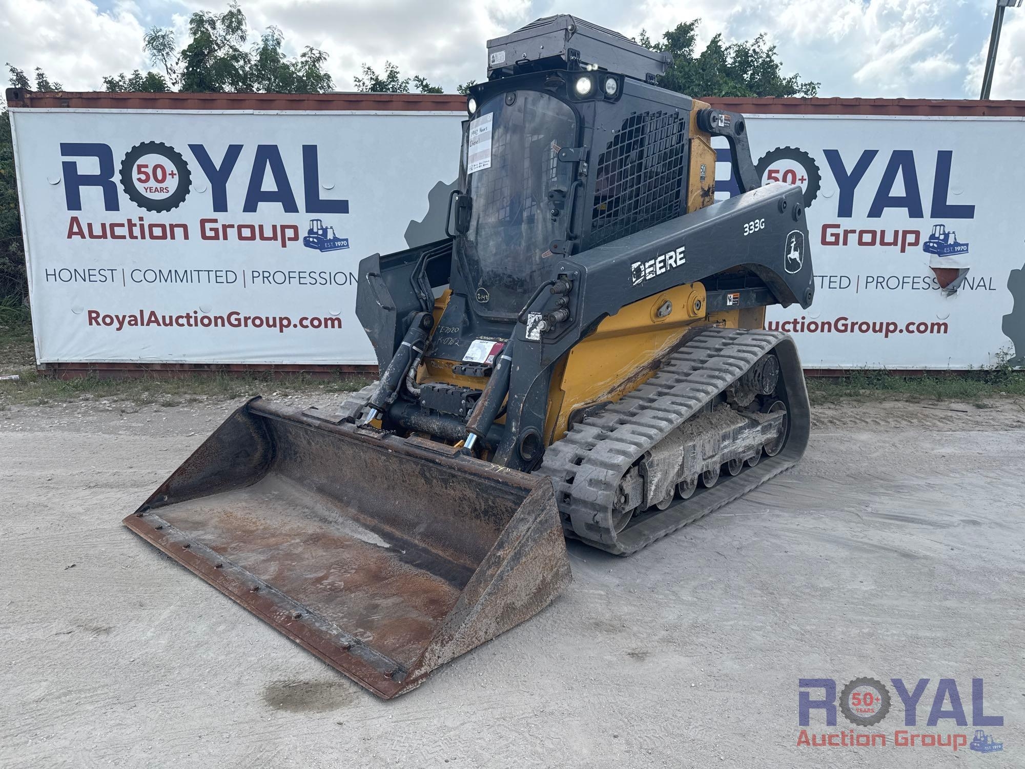 2021 John Deere 333G Two-Speed Hi Flow Compact Track Loader Skid Steer (A46683)