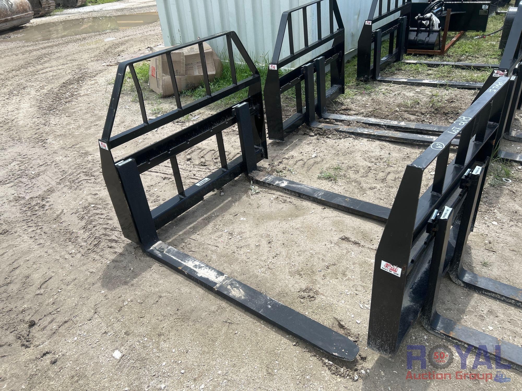 Kivel 48'' pallet fork attachment, 3500# capacity (A53421)