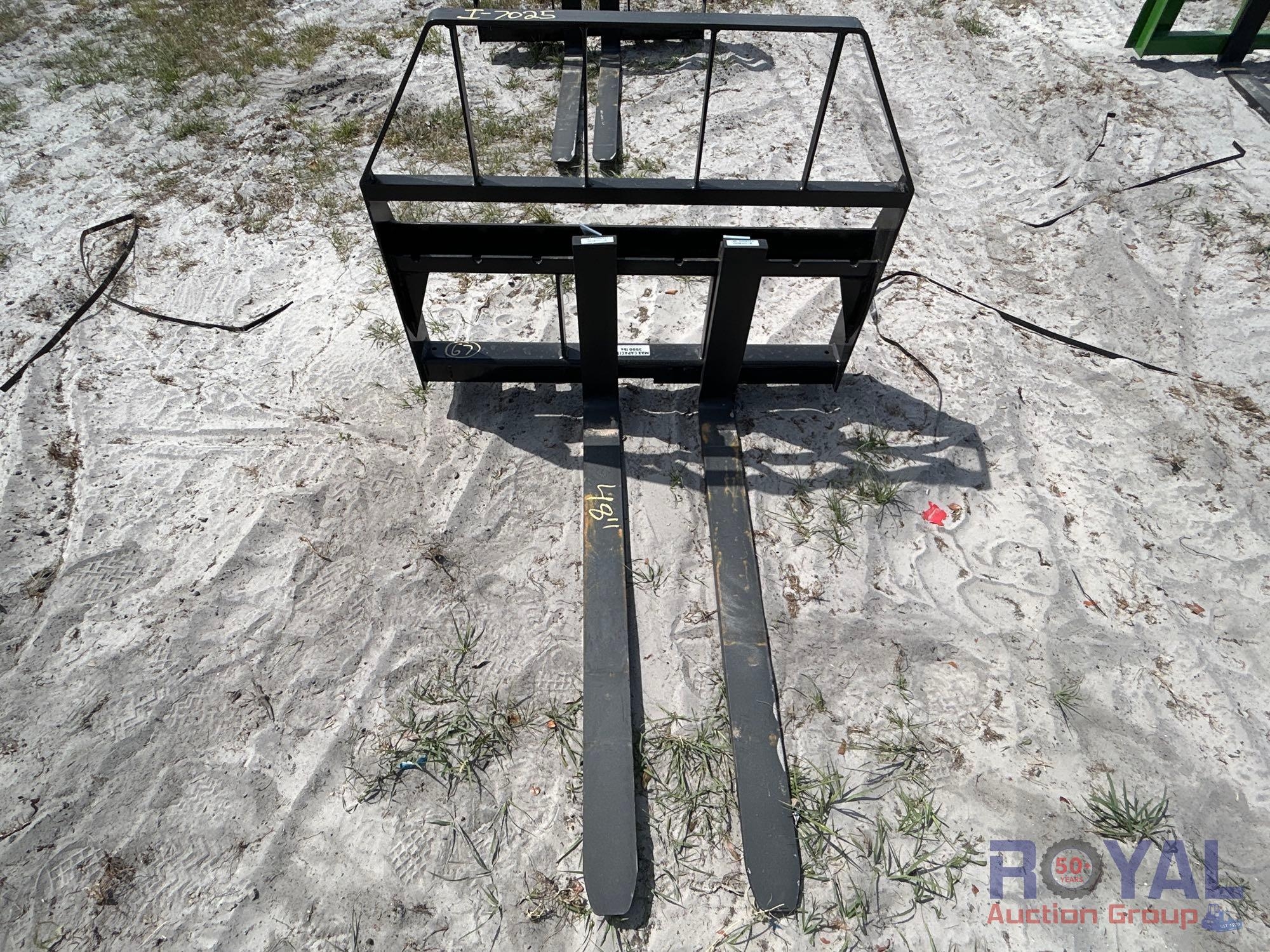 Kivel 48in Forks and Frame Skid Steer Attachment (A44571)
