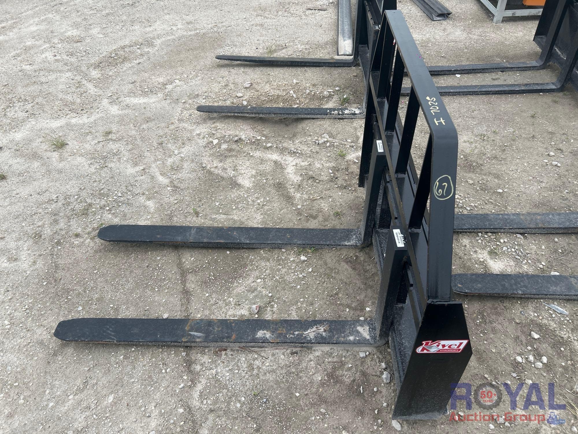 2025 Kivel 48in Forks and Frame Skid Steer Attachment (A55787)