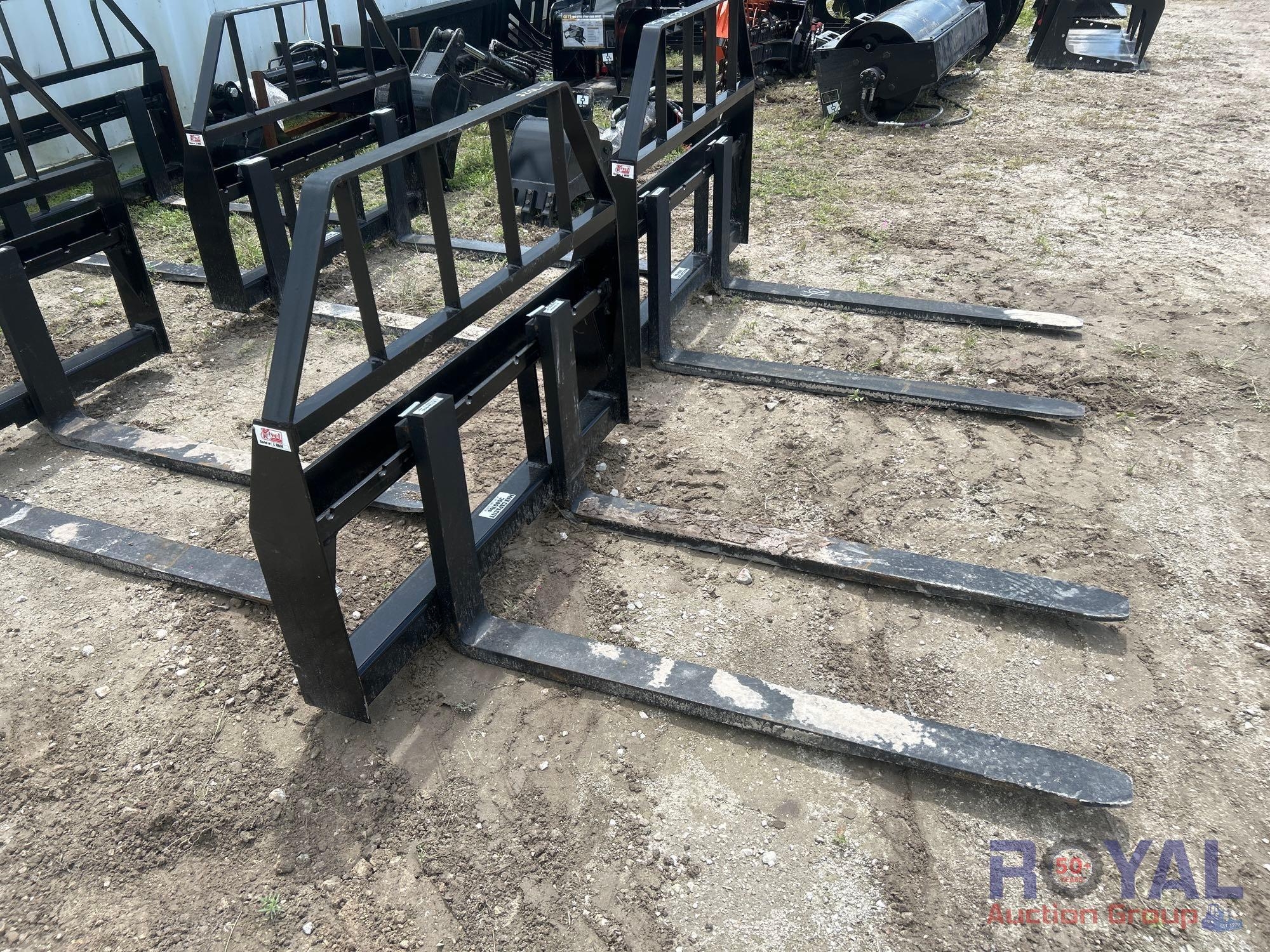 Kivel 48'' pallet fork attachment, 3500# capacity (A53421)