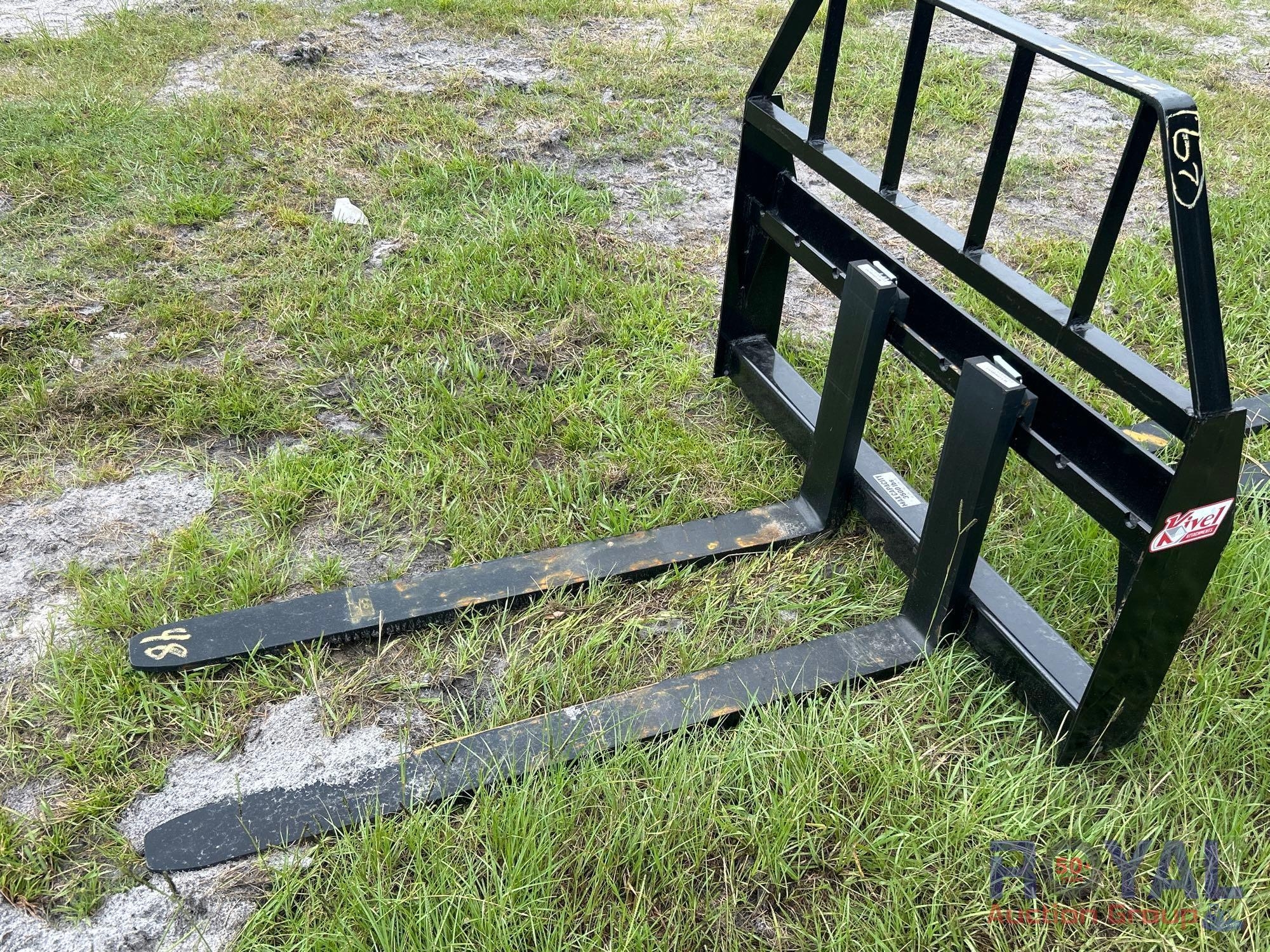 2025 Kivel 48in Forks and Frame Skid Steer Attachment (A51691)