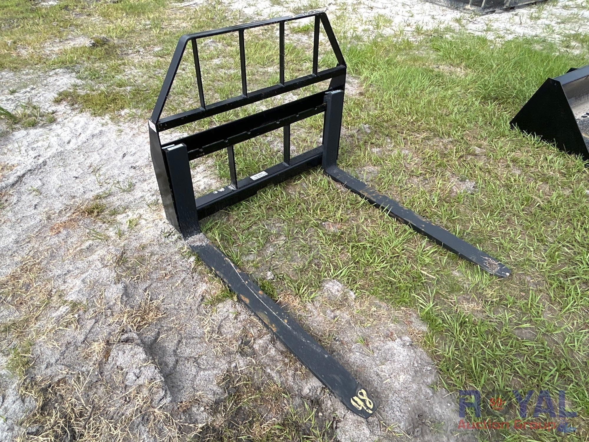 2025 Kivel 48in Forks and Frame Skid Steer Attachment (A51691)