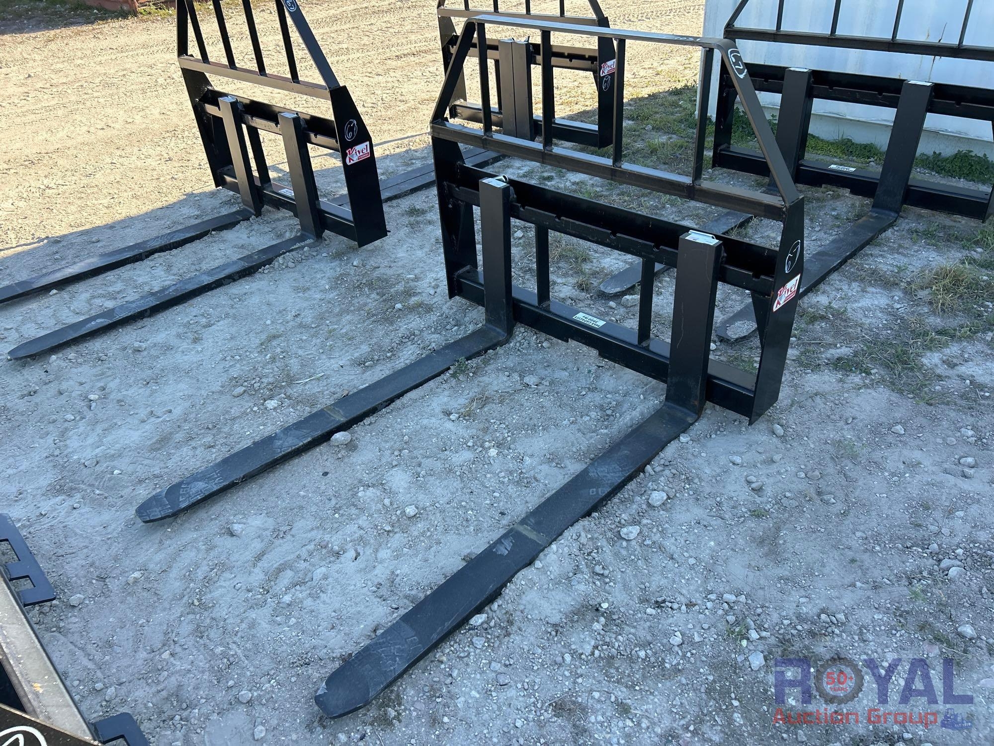 2025 Kivel 48in Forks and Frame Skid Steer Attachment (A46683)