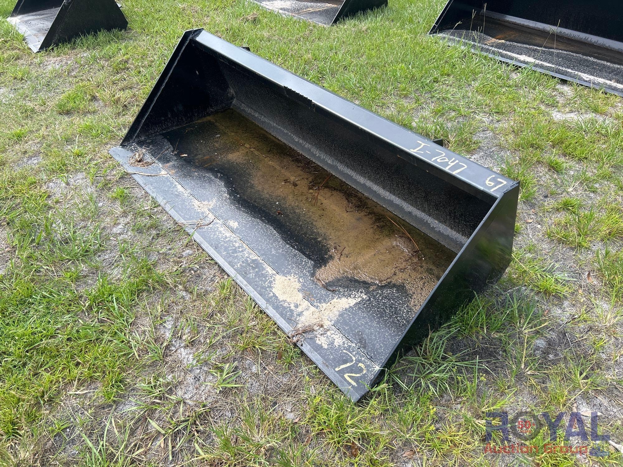 2025 Swict 72in Bucket Skid Steer Attachment (A51691)