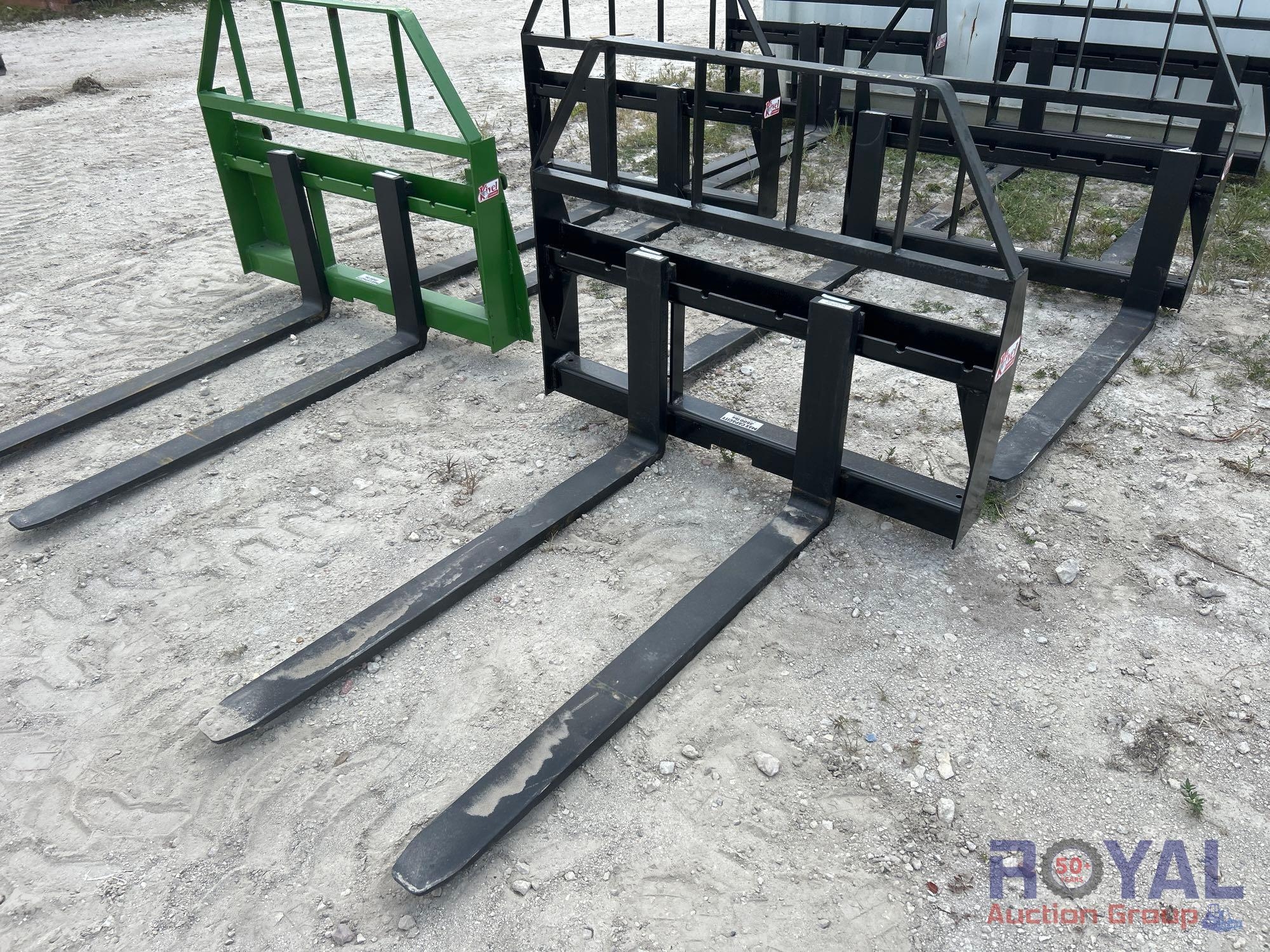 2025 Kivel 48in Forks and Frame Skid Steer Attachment (A46683)