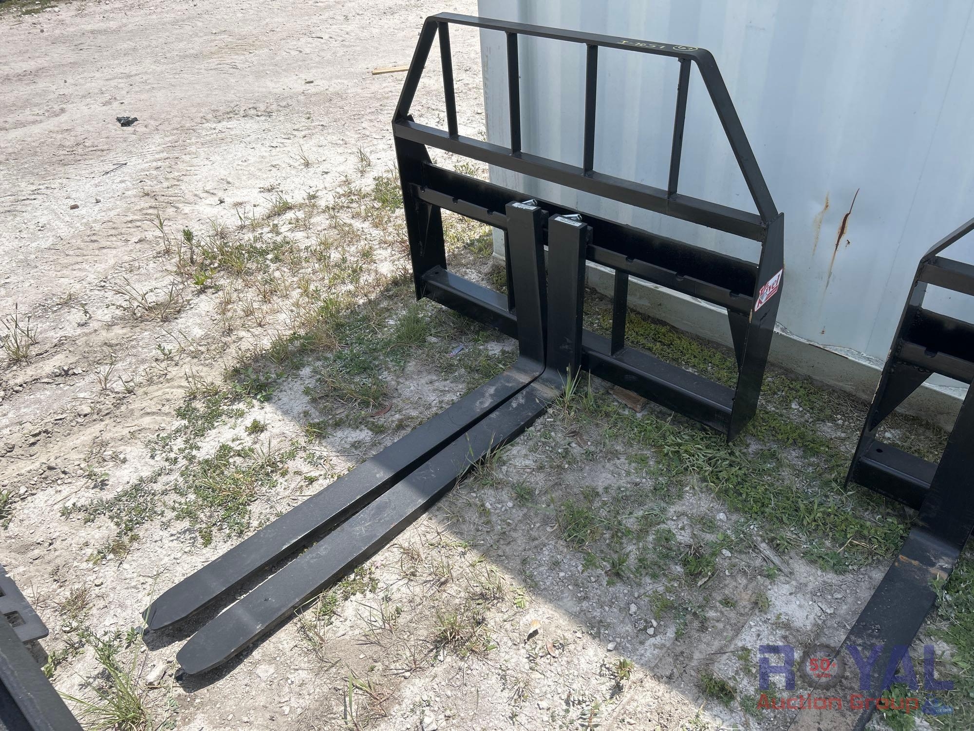 2025 Kivel 48in Forks and Frame Skid Steer Attachment (A46683)