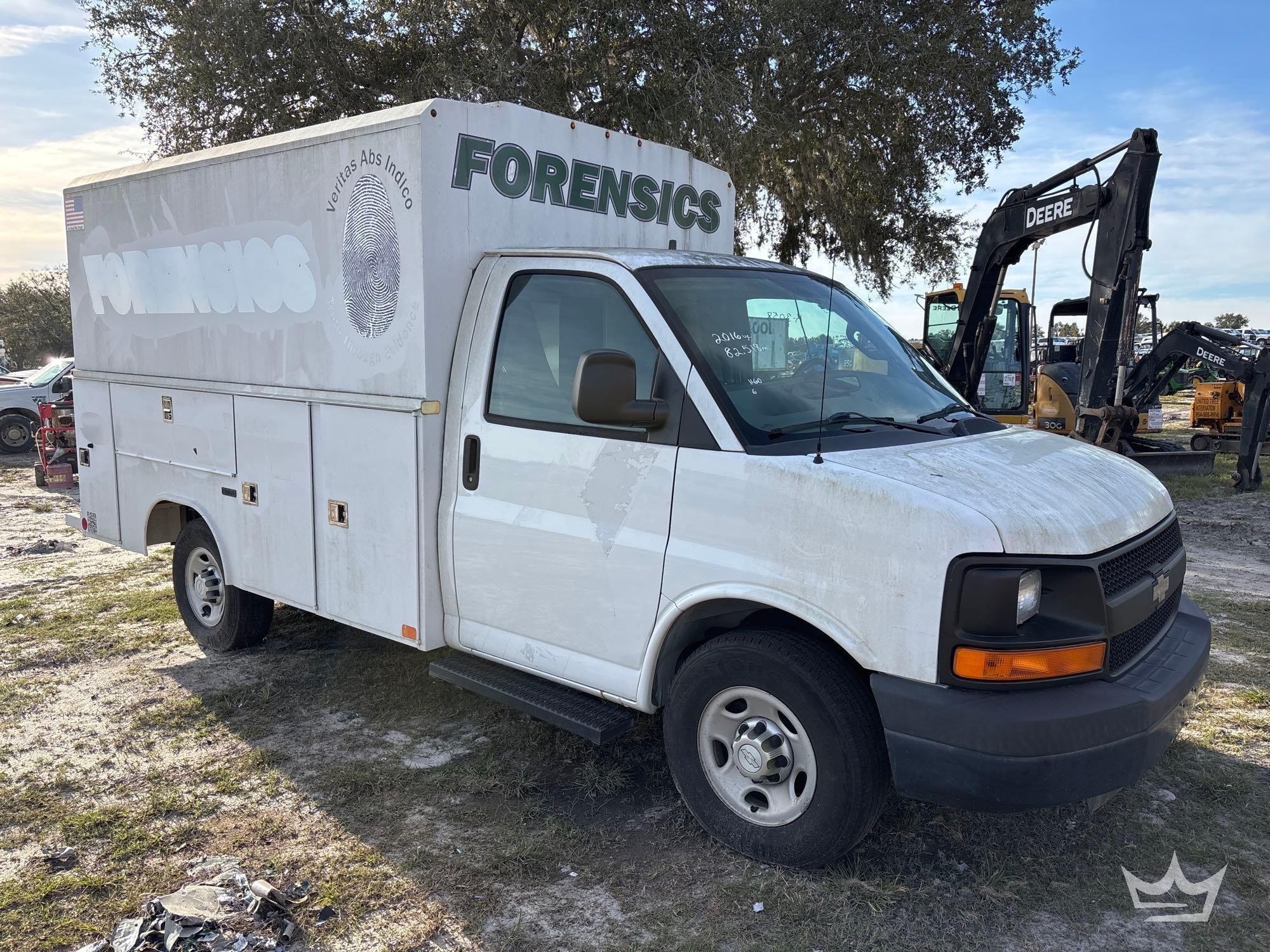 2016 Chevrolet Express Enclosed Forensics Van (A55852)