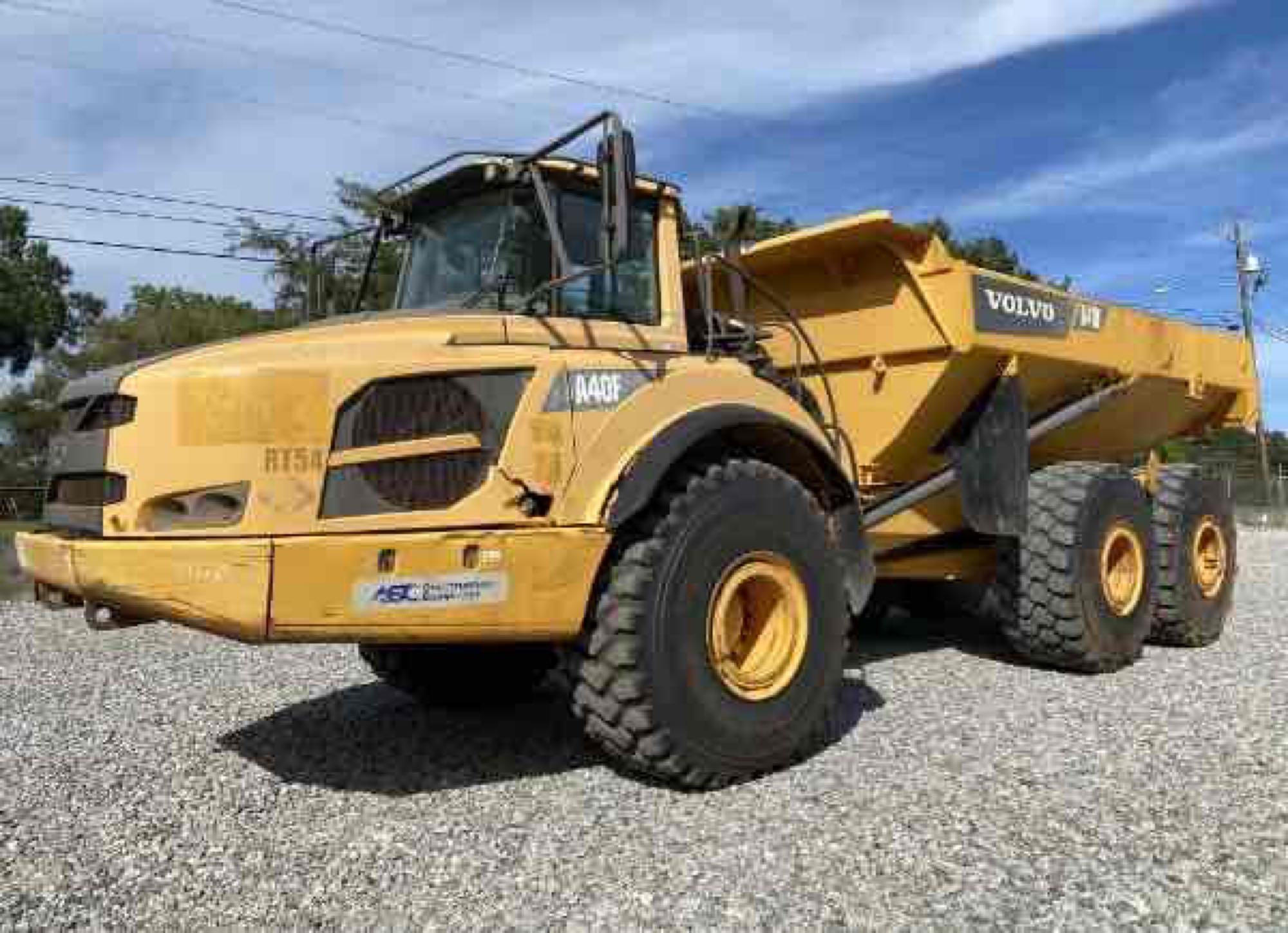 2012 Volvo A40F Articulated Truck Cab (A54865)