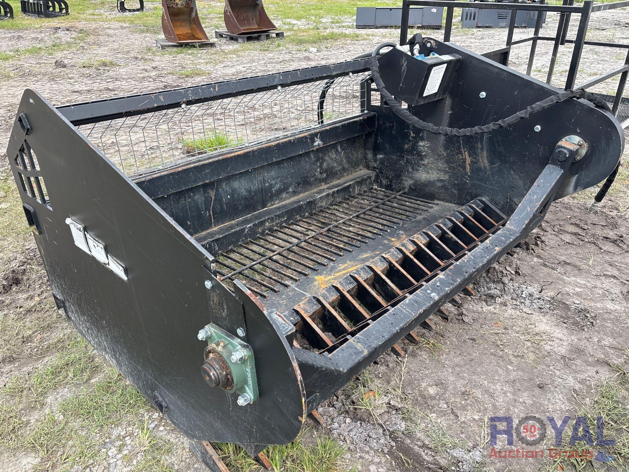 2024 78in Screening Bucket Skid Steer Attachment (A51691)