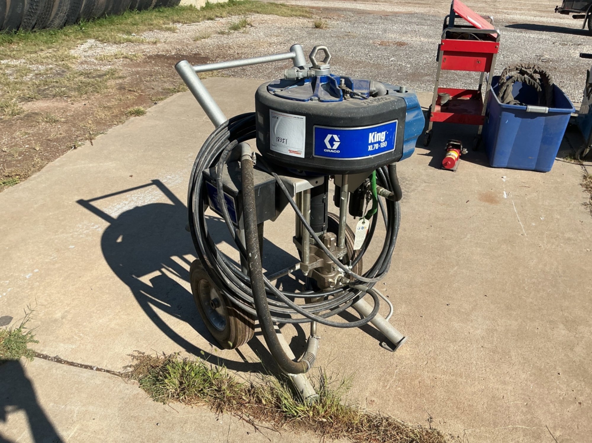 GRACO KING XL70-180 TANK LINER APPLICATOR (A53843)