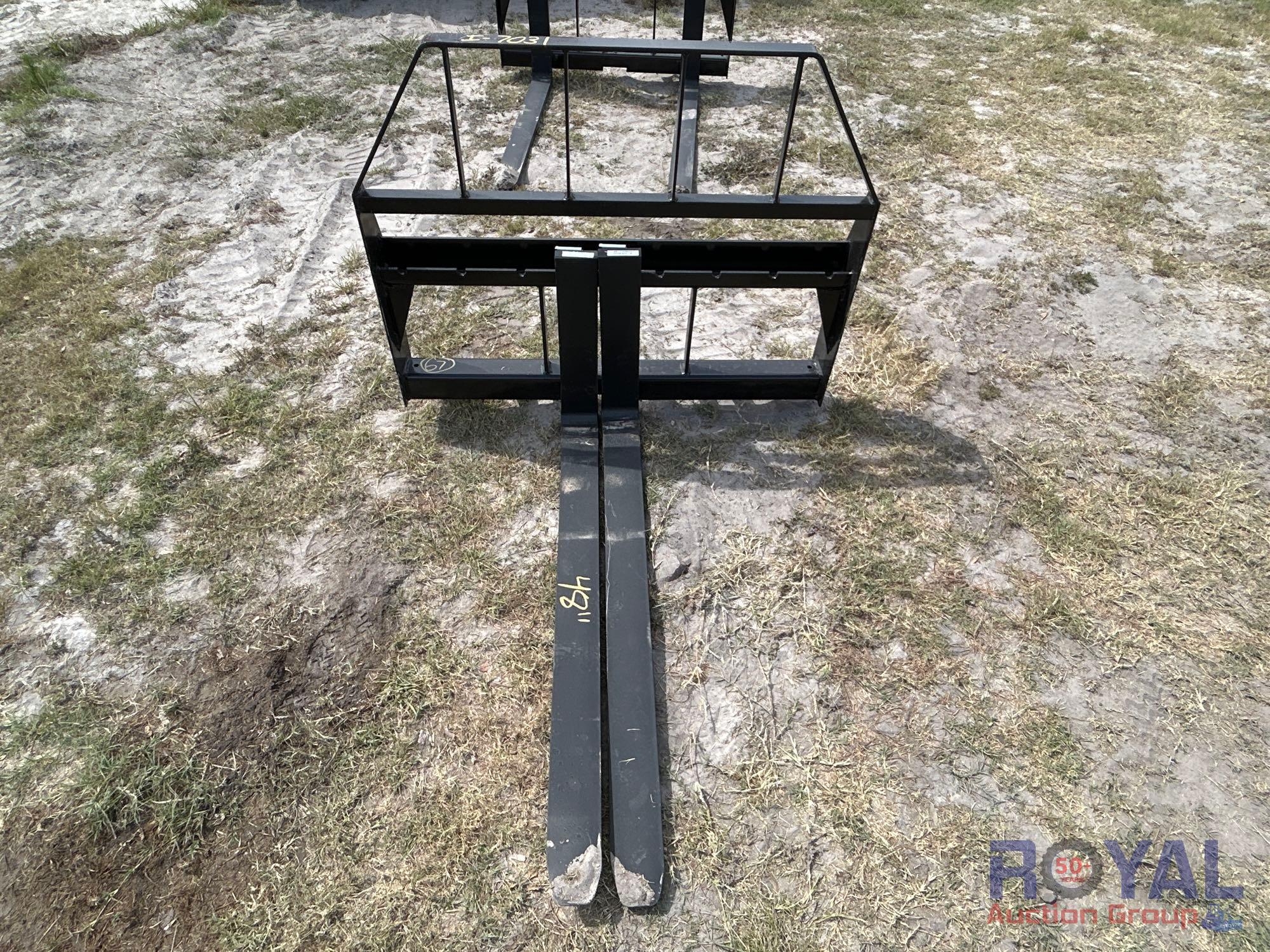 2025 Kivel 48in Forks and Frame Skid Steer Attachment (A49346)