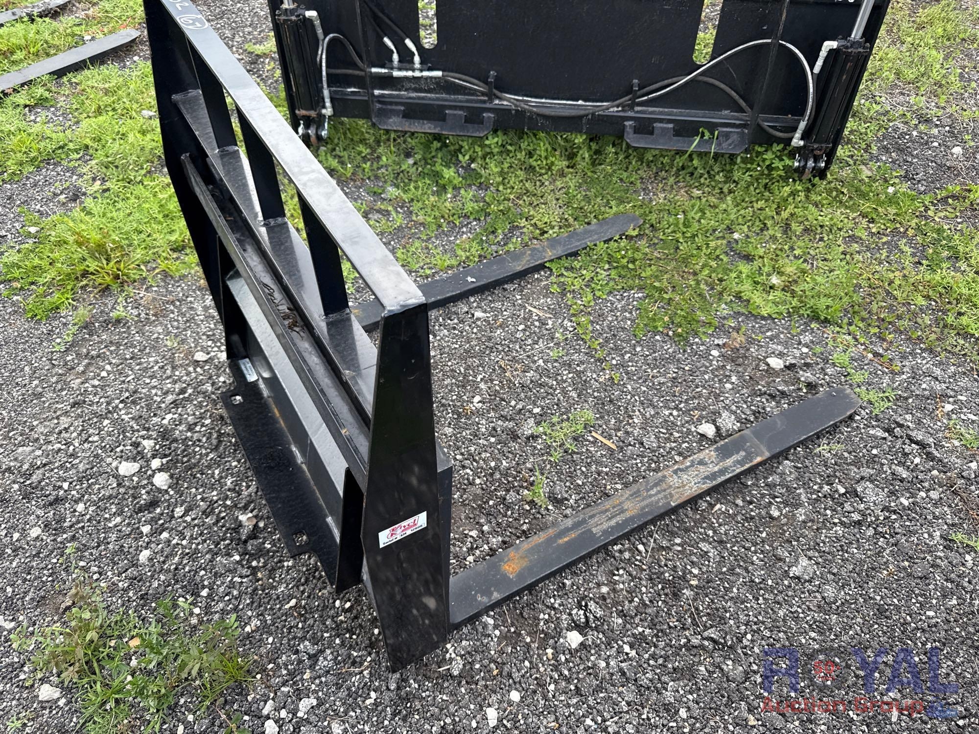 2025 Kivel Fork and Frame Mini Skid Steer Attachment (A53421)