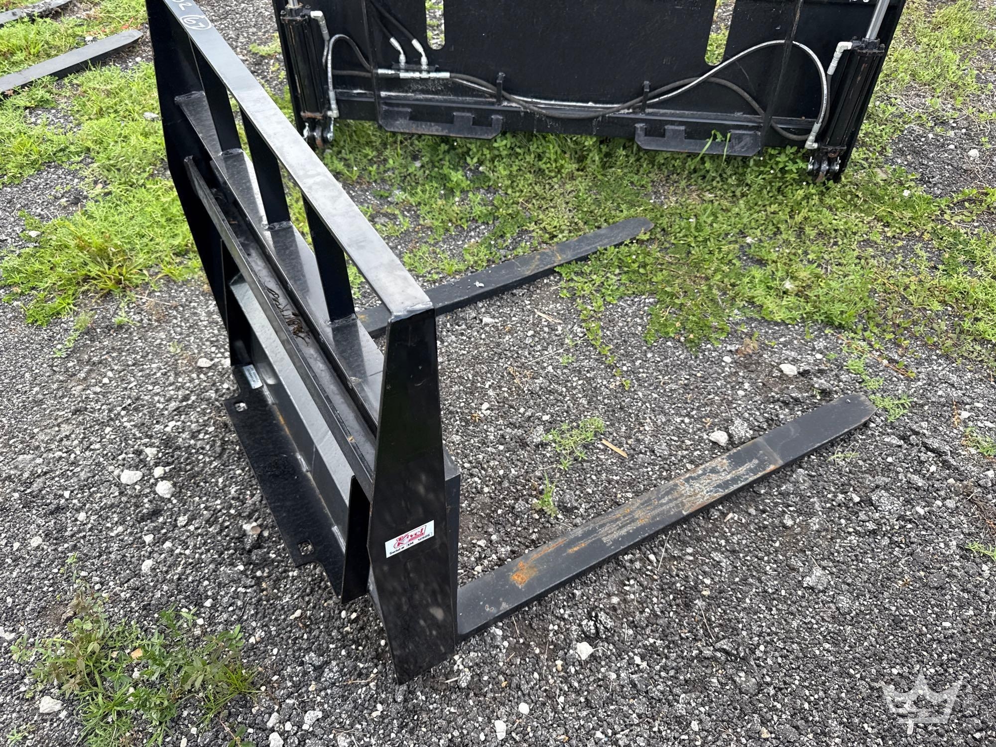 2025 Kivel Fork and Frame Mini Skid Steer Attachment (A56857)