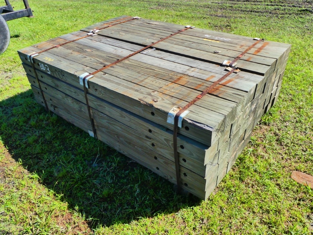 (50) Rectangular Pressure Treated Wooden Posts (A53316)