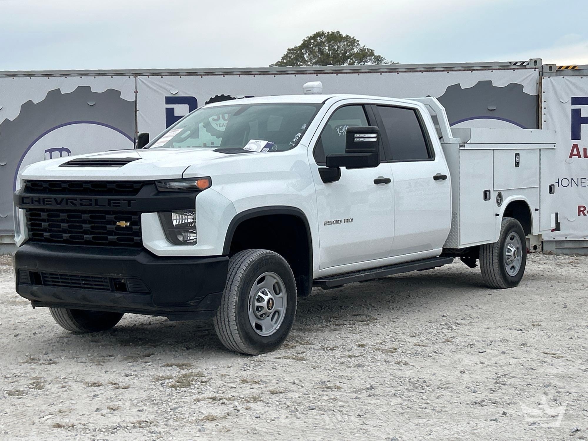 2021 Chevrolet Silverado 2500 4x4 Crew Cab Knapheide Service Truck (A55852)