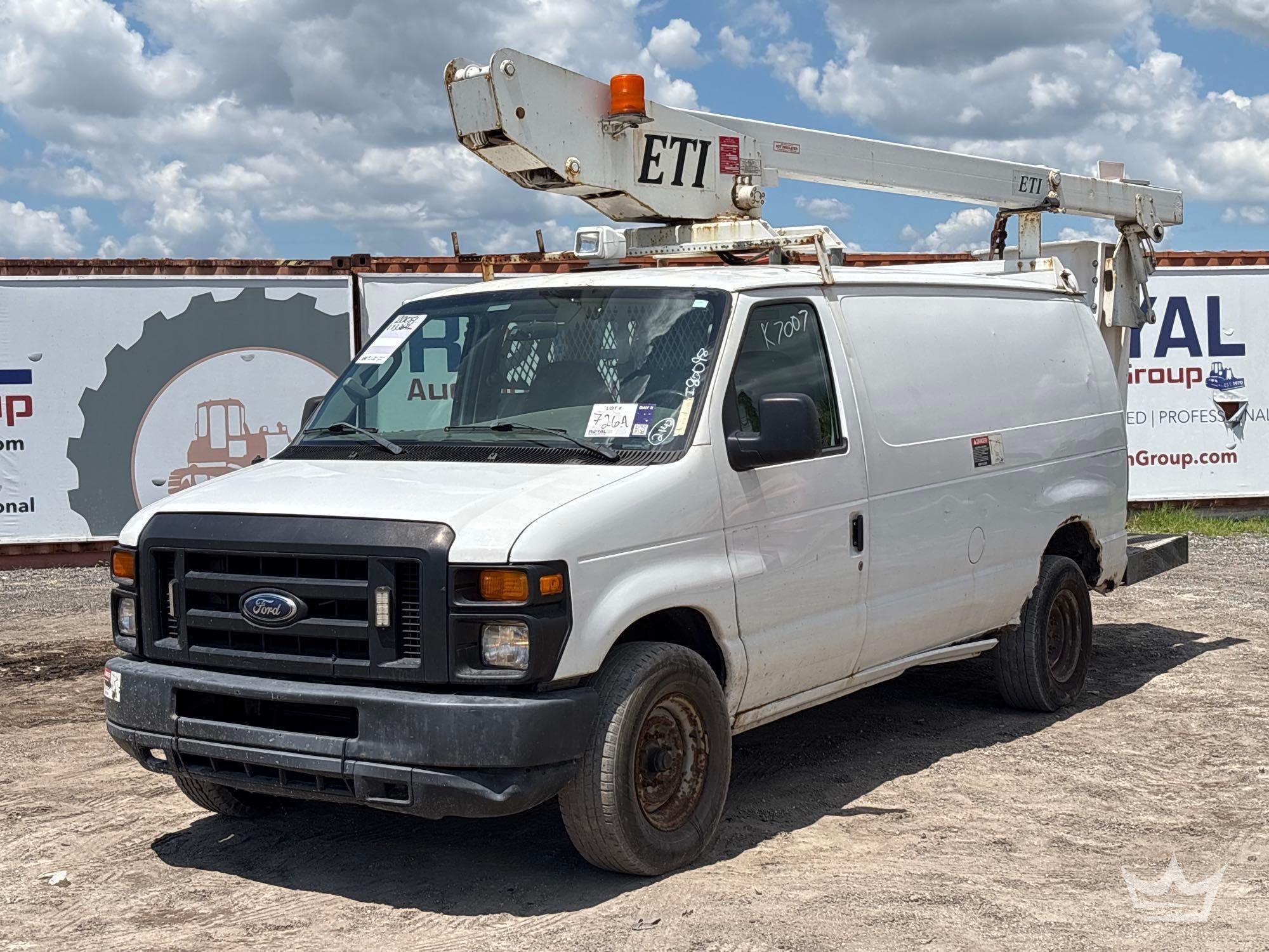 2008 Ford E-350 Versalift 29N 29ft Bucket Van (A56858)
