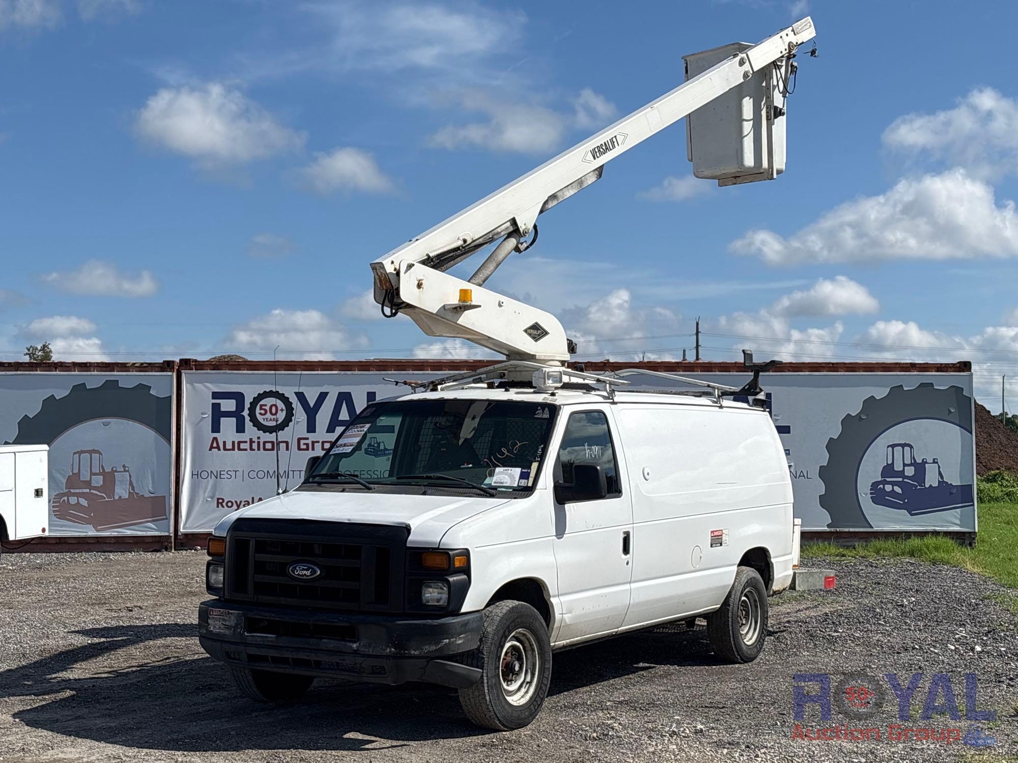 2008 Ford E-350 Versalift Vantel29N 29FT Bucket Van (A50323)
