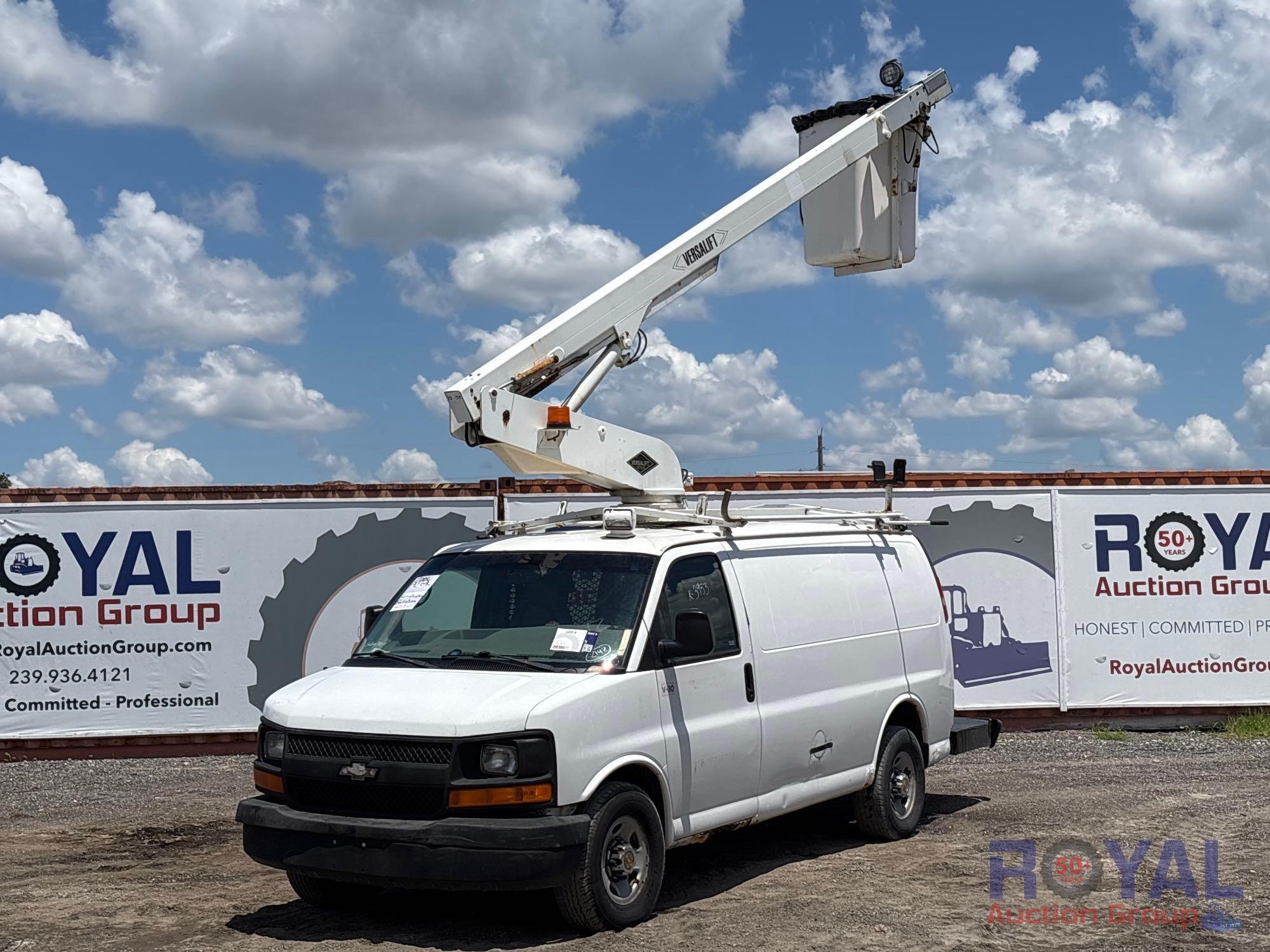 2006 Chevrolet Express 3500 Versalift Vantel29N 29ft Bucket Van (A50323)