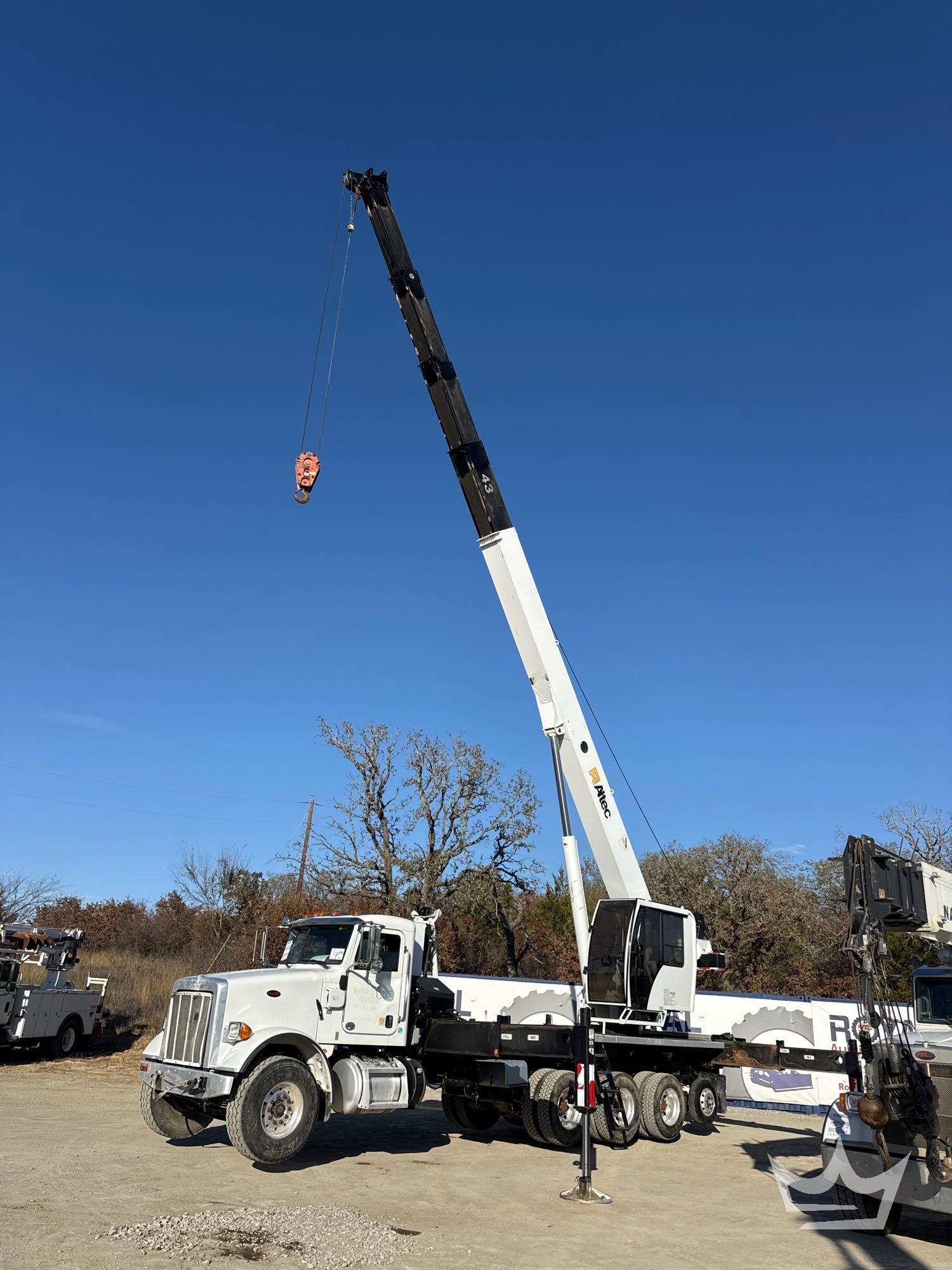 2015 Peterbilt 365 Quad Axle Altec AC45-127S 5 Section 45 Ton Crane Truck (A56858)
