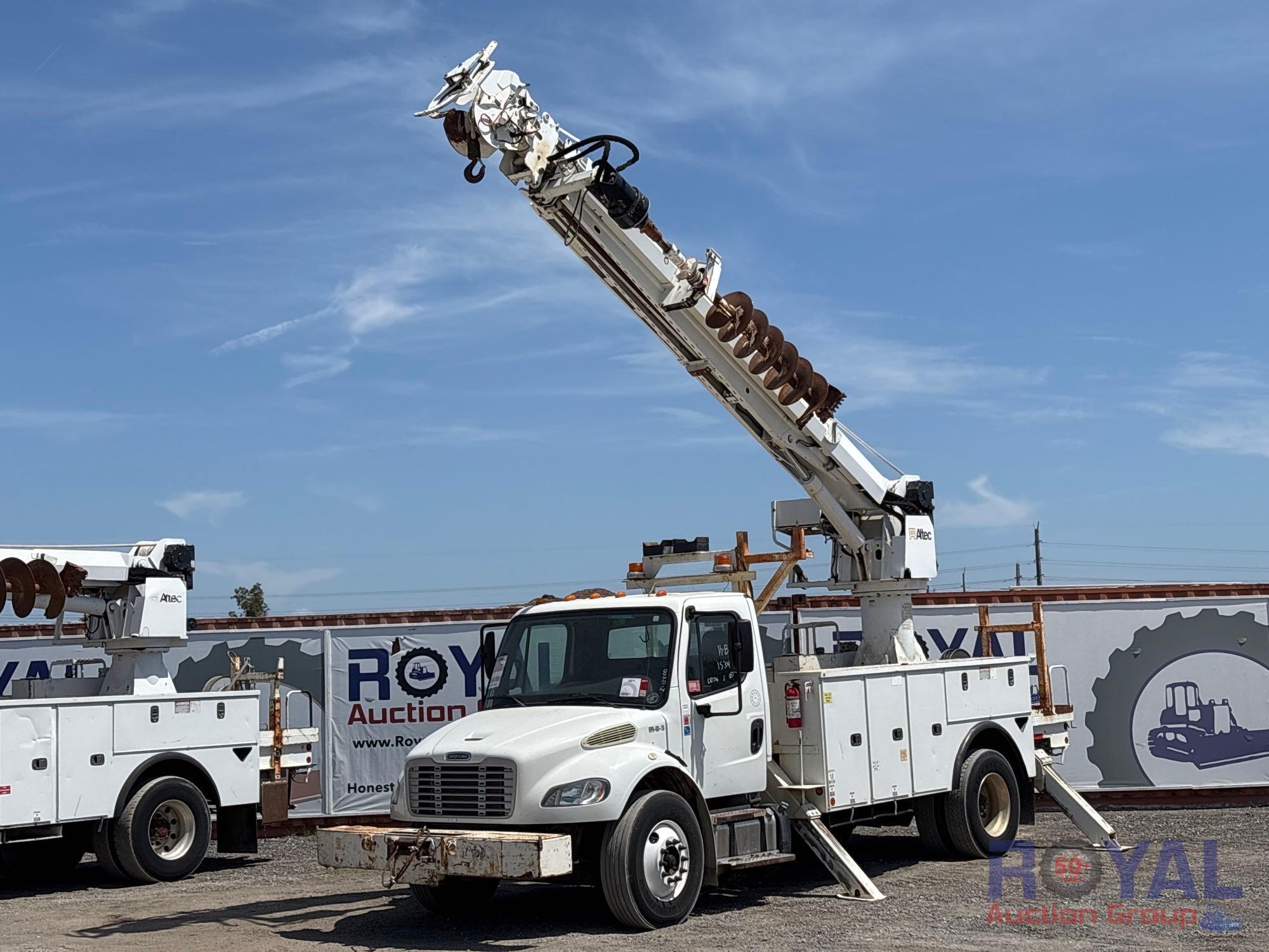 2014 Freightliner M2 106 Altec DC47T Insulated Derrick Digger Truck (A50323)