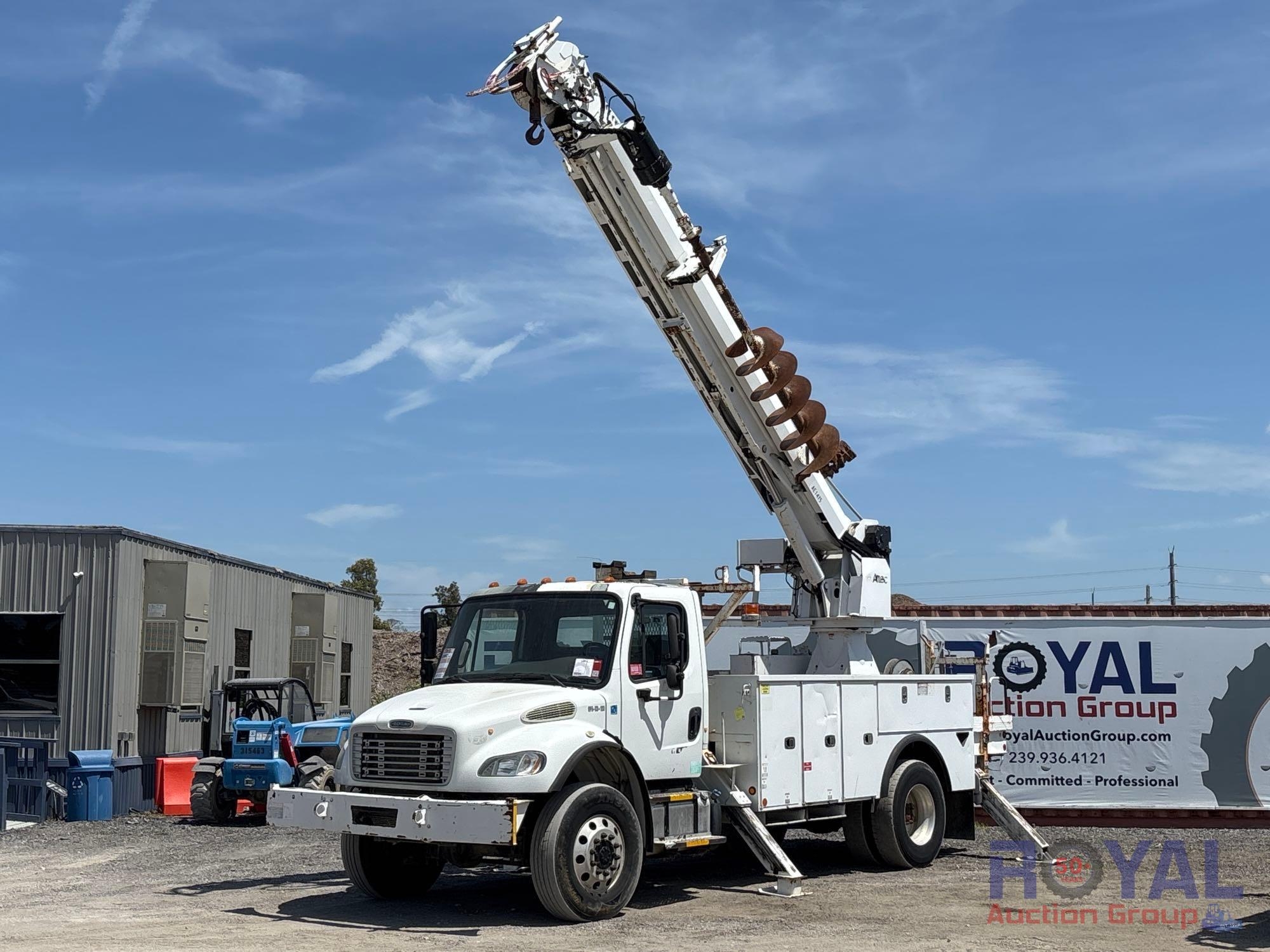 2013 Freightliner M2 106 Altec DC47T Insulated Derrick Digger Truck (A50323)
