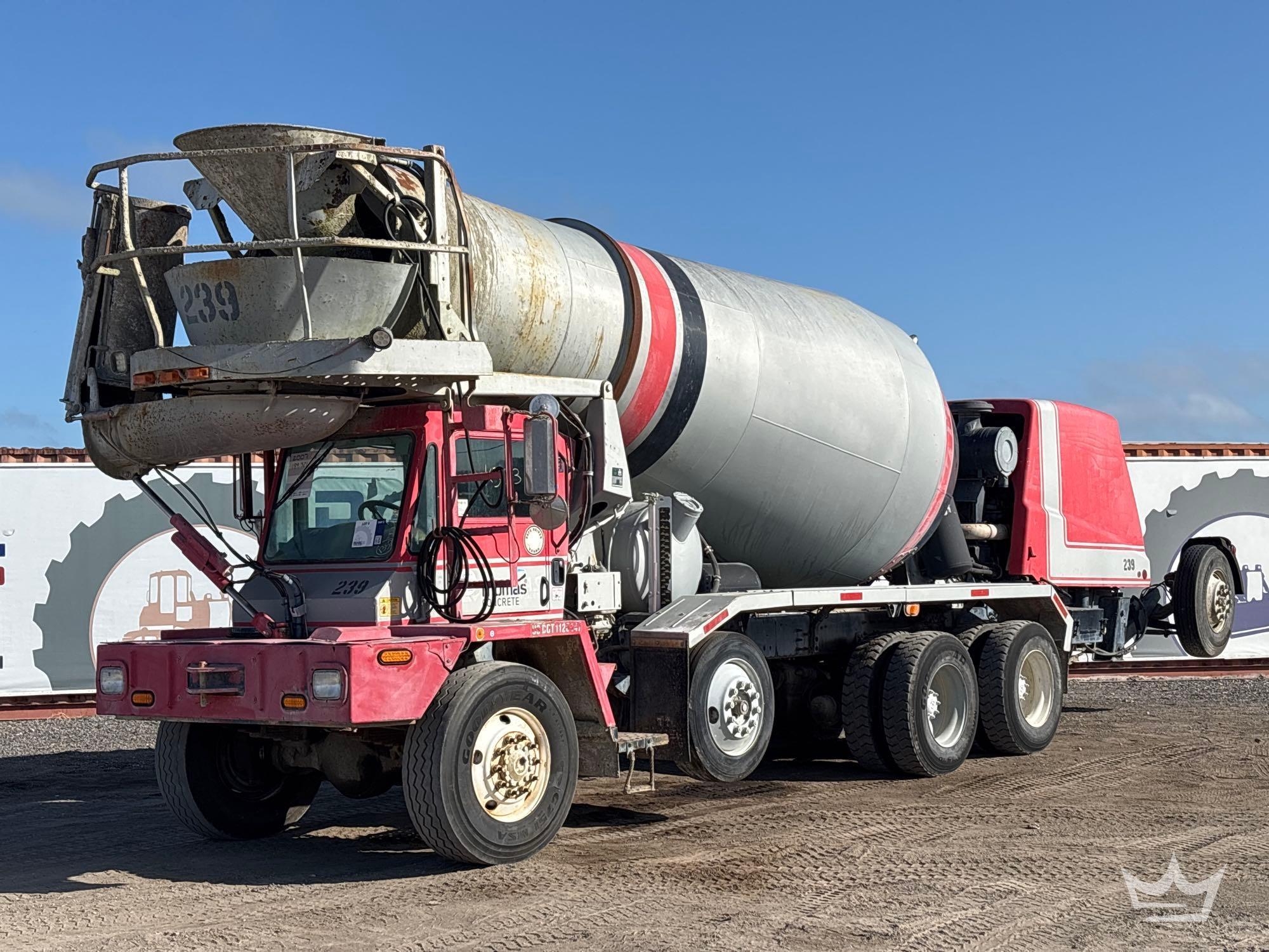 2007 Oshkosh S-Series TMMB 11 Yard Front Discharge Concrete Mixer Truck w/ Tag Axle (A56858)
