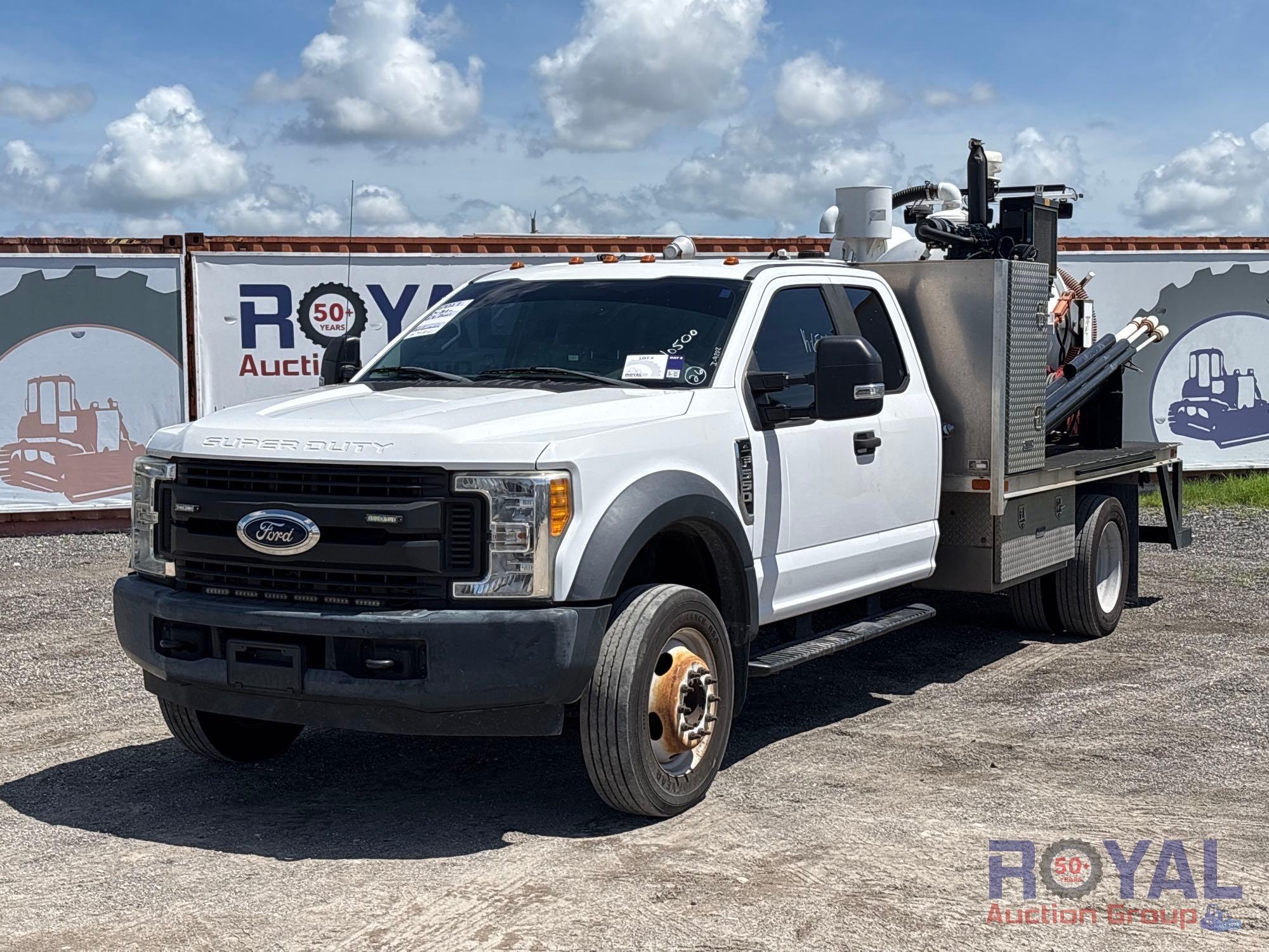 2017 Ford F-550 Ext. Cab Valve Maintenance Vacuum Service Truck (A50323)
