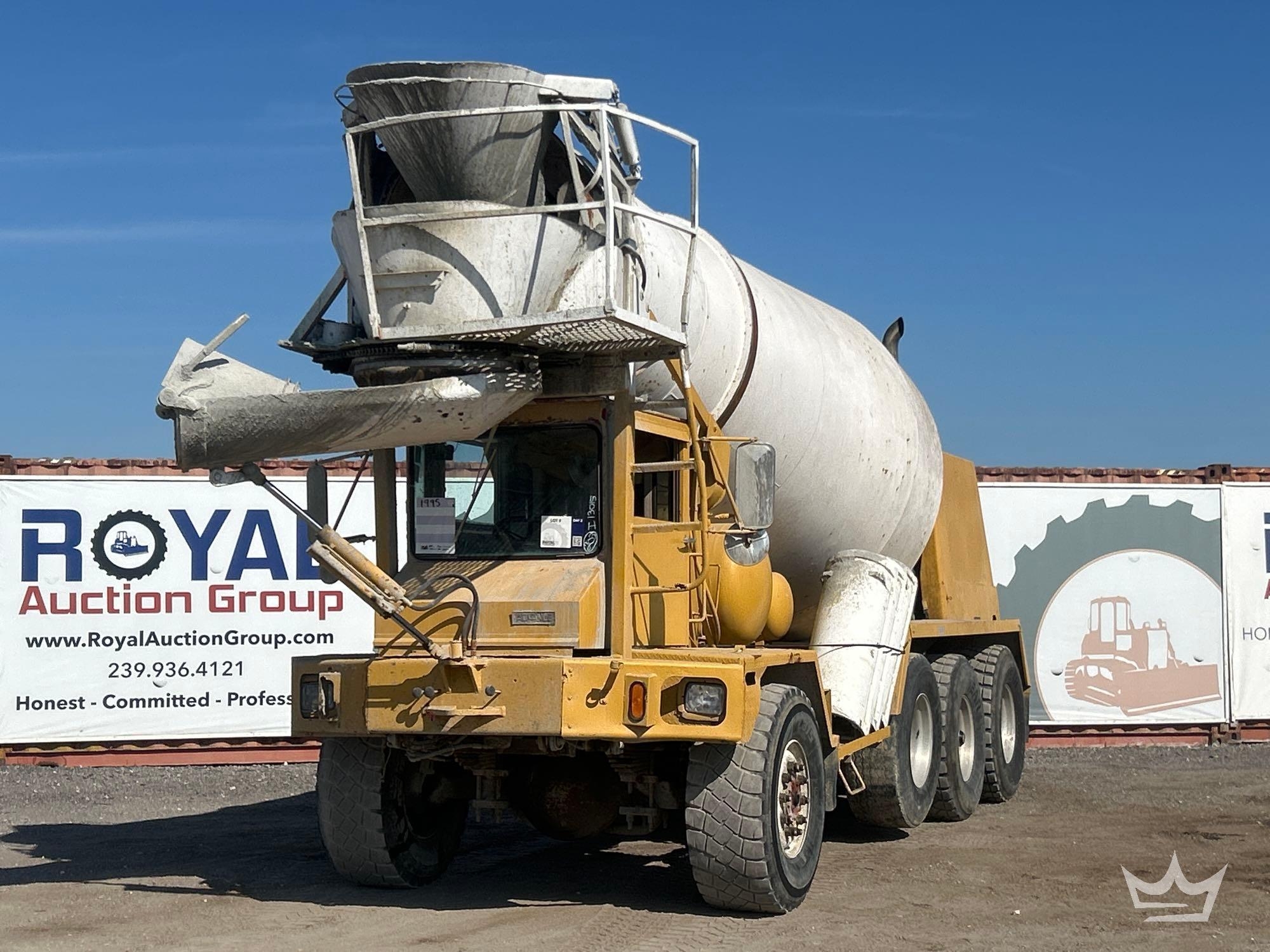 1995 Advance Mixer CM3A6811 11 Yard Tri-Axle Concrete Mixer Truck (A56858)
