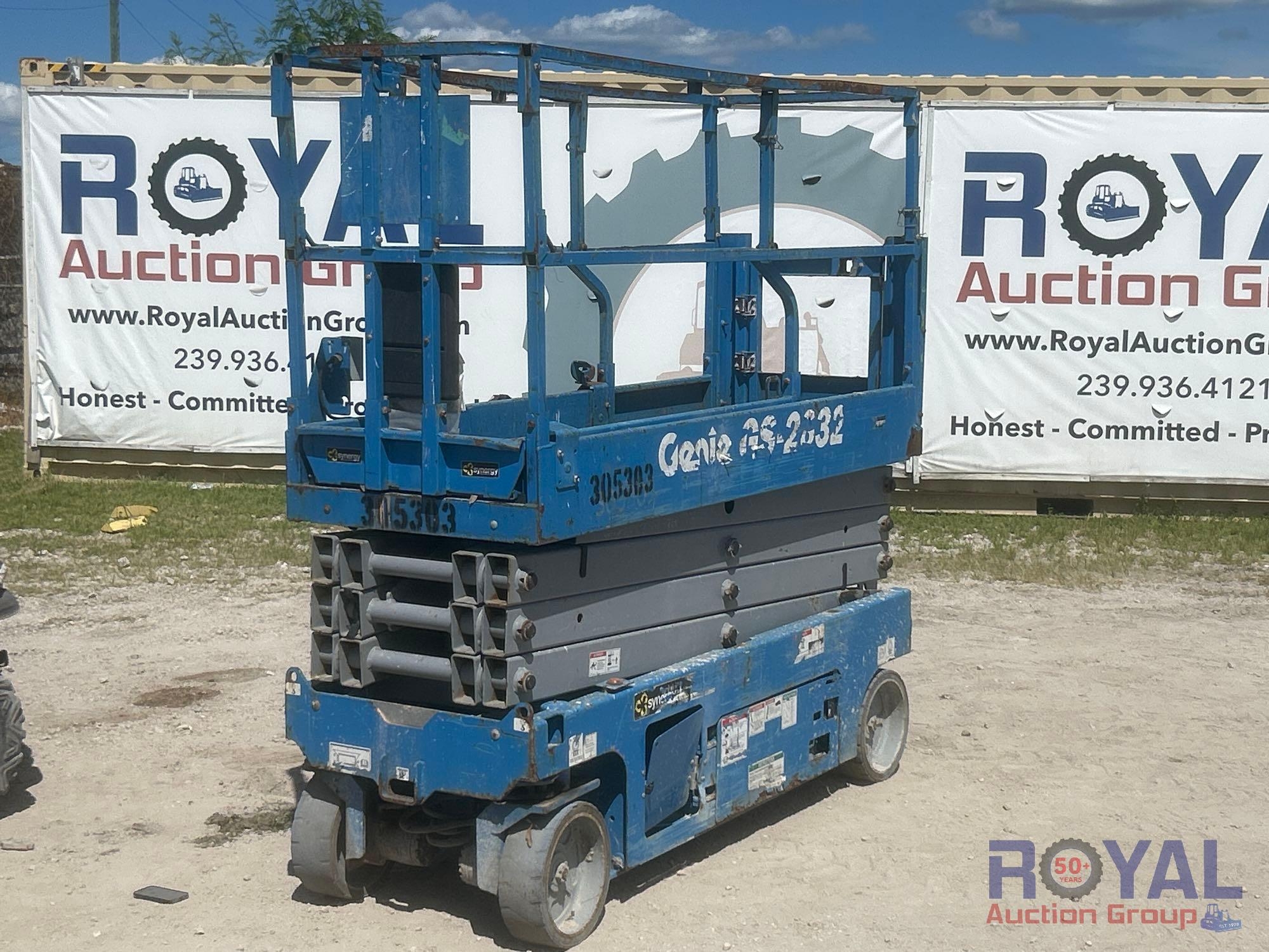 2018 Genie 2632 26ft Electric Scissor Lift (A50322)