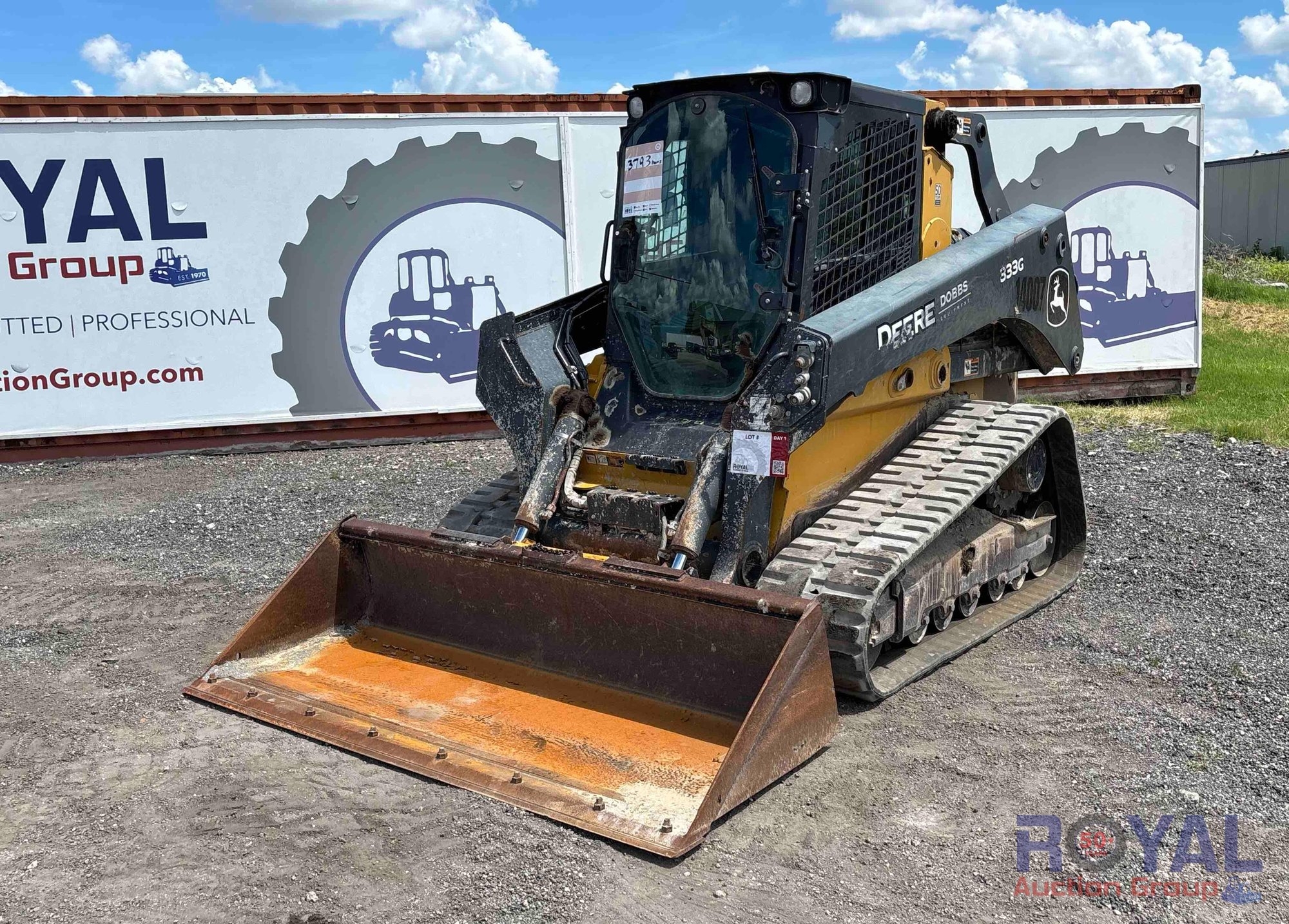 John Deere 333G Compact Track Loader Skid Steer (A50322)