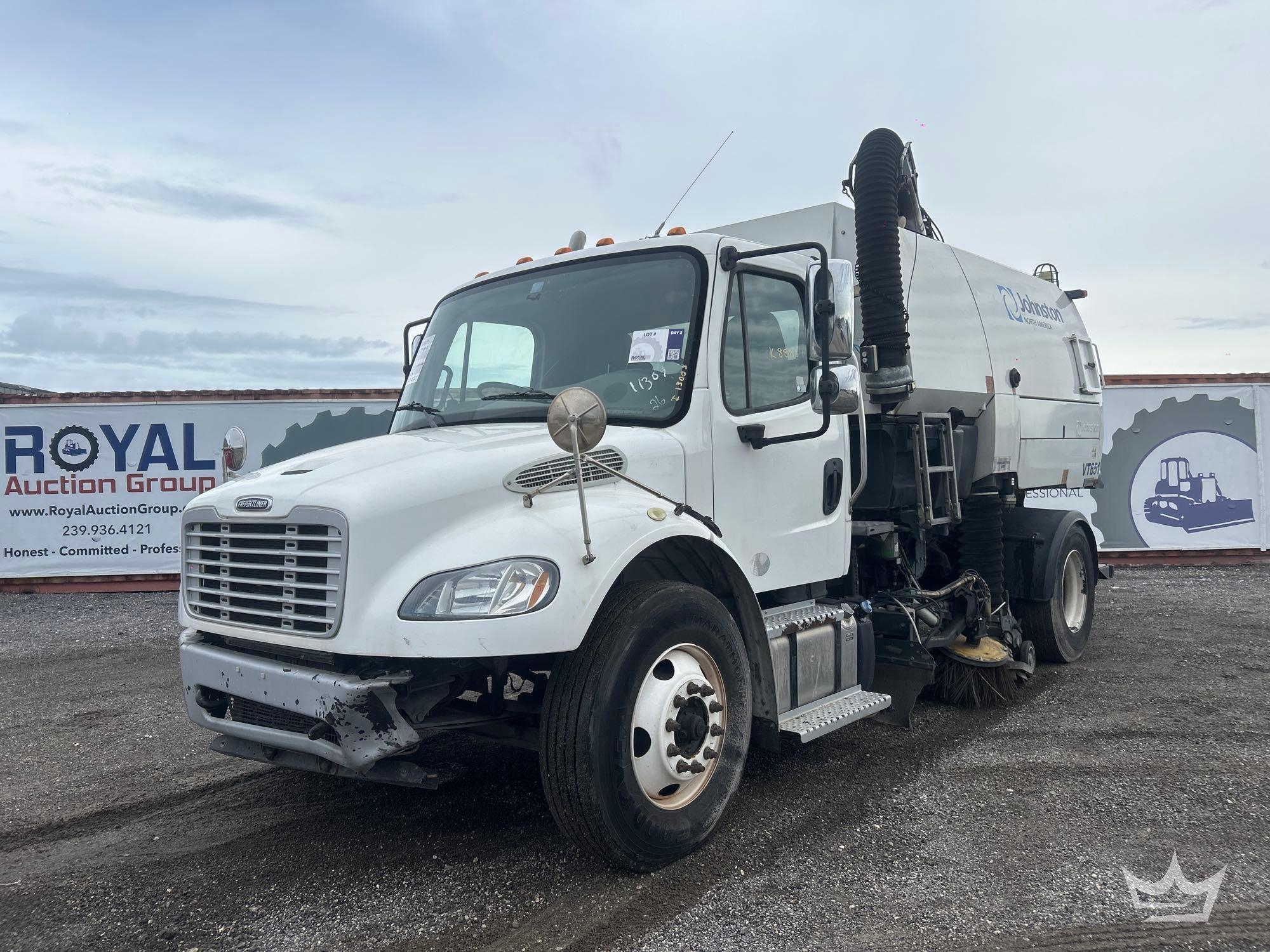 2019 Freightliner M2 106 Johnston VT651 8.5 Yard Street Sweeper Truck (A56858)