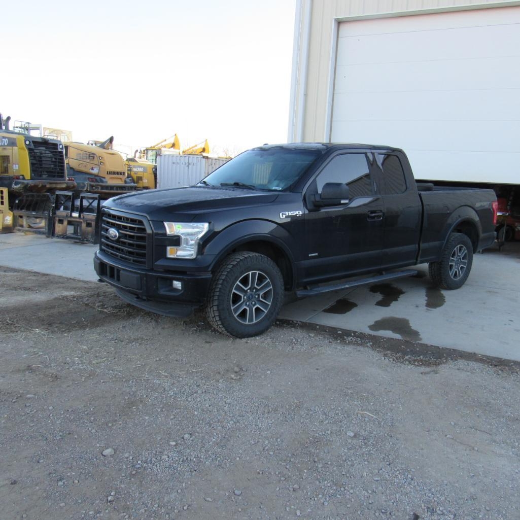 2016 Ford F-150 XLT Pickup Truck, VIN: 1FTEX1EP4GFD61185, Extended Cab, 4 x 4, 2.7 L EcoBoost Gas (A59076)