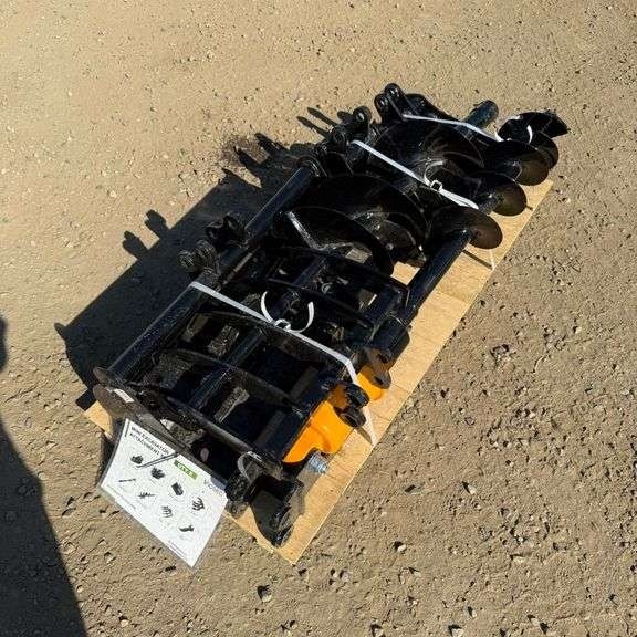 8 Piece Mini Excavator Heavy Duty Attachment Set (New/Unused) (A59225)