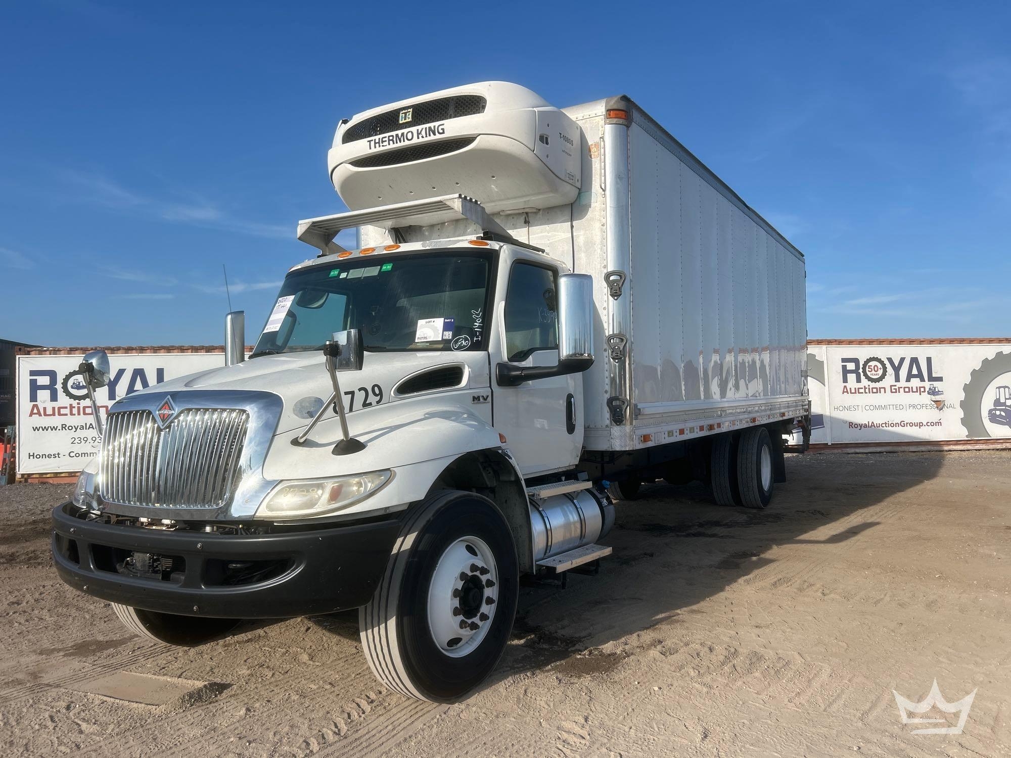 2020 International MV607 26ft Reefer Box Truck (A56858)
