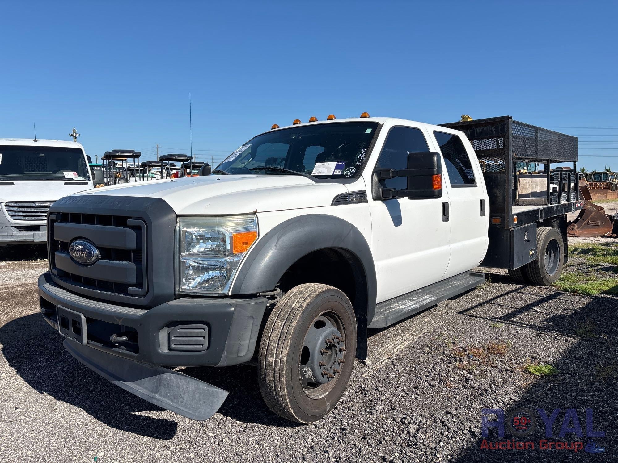 2016 F-550 Stake Body 12FT Flatbed Truck (A50323)