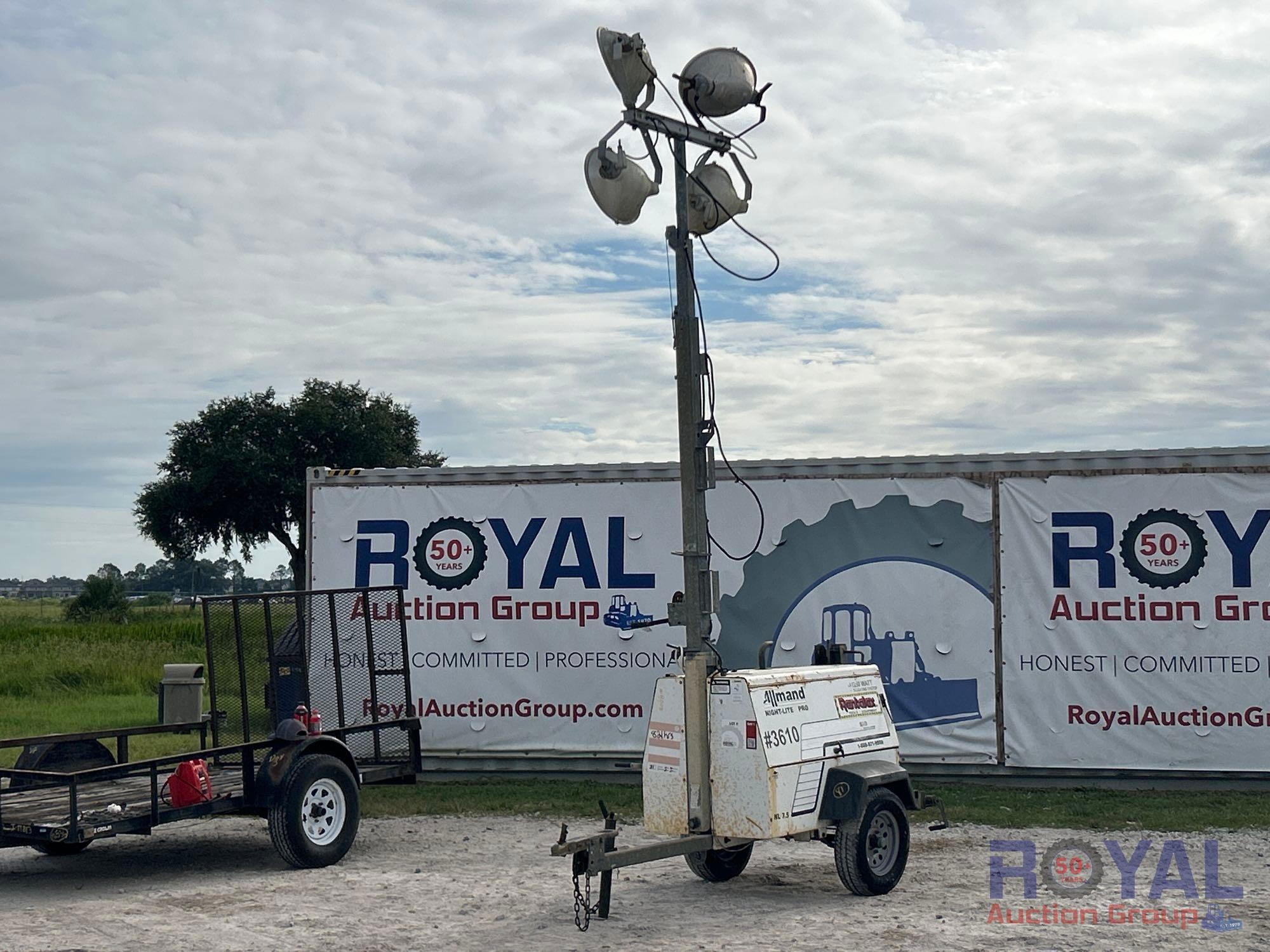 2007 Allmand Night-Lite Pro Towable Light Tower (A51691)